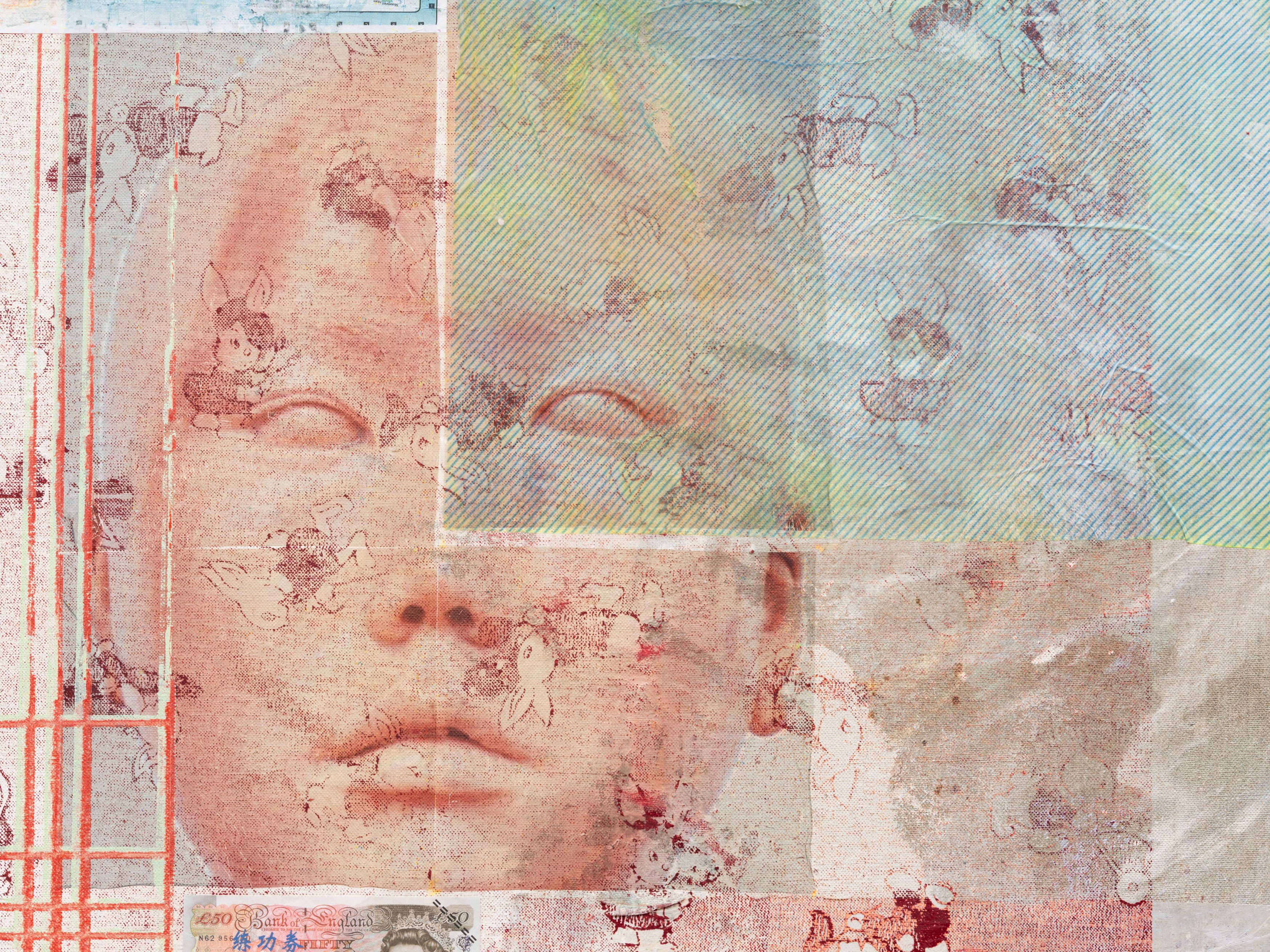 Detail of painting by Mandy El-Sayegh