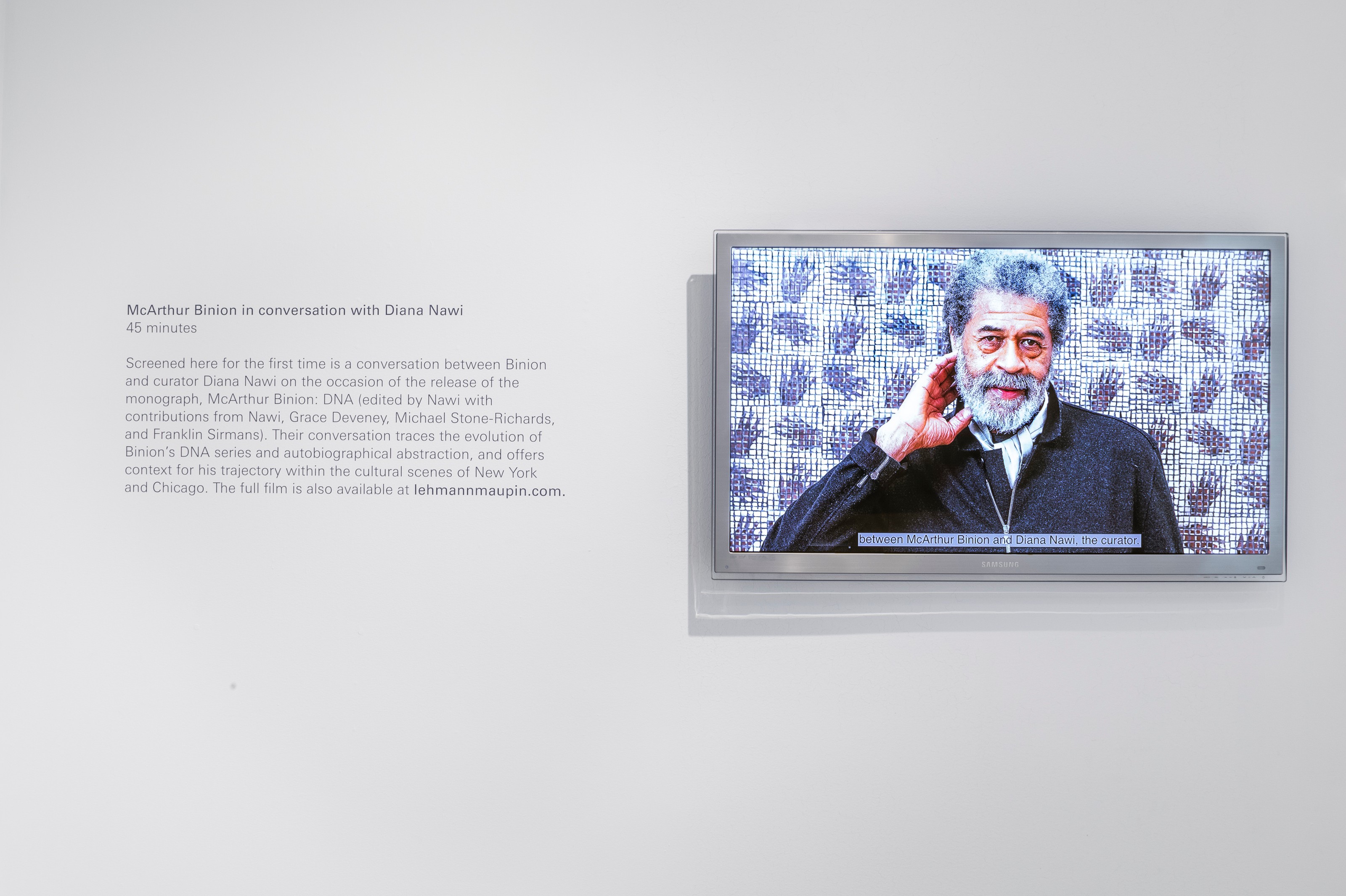 Installation view of Frieze New York Annex & Vision & Justice Tribute, at Lehmann Maupin New York