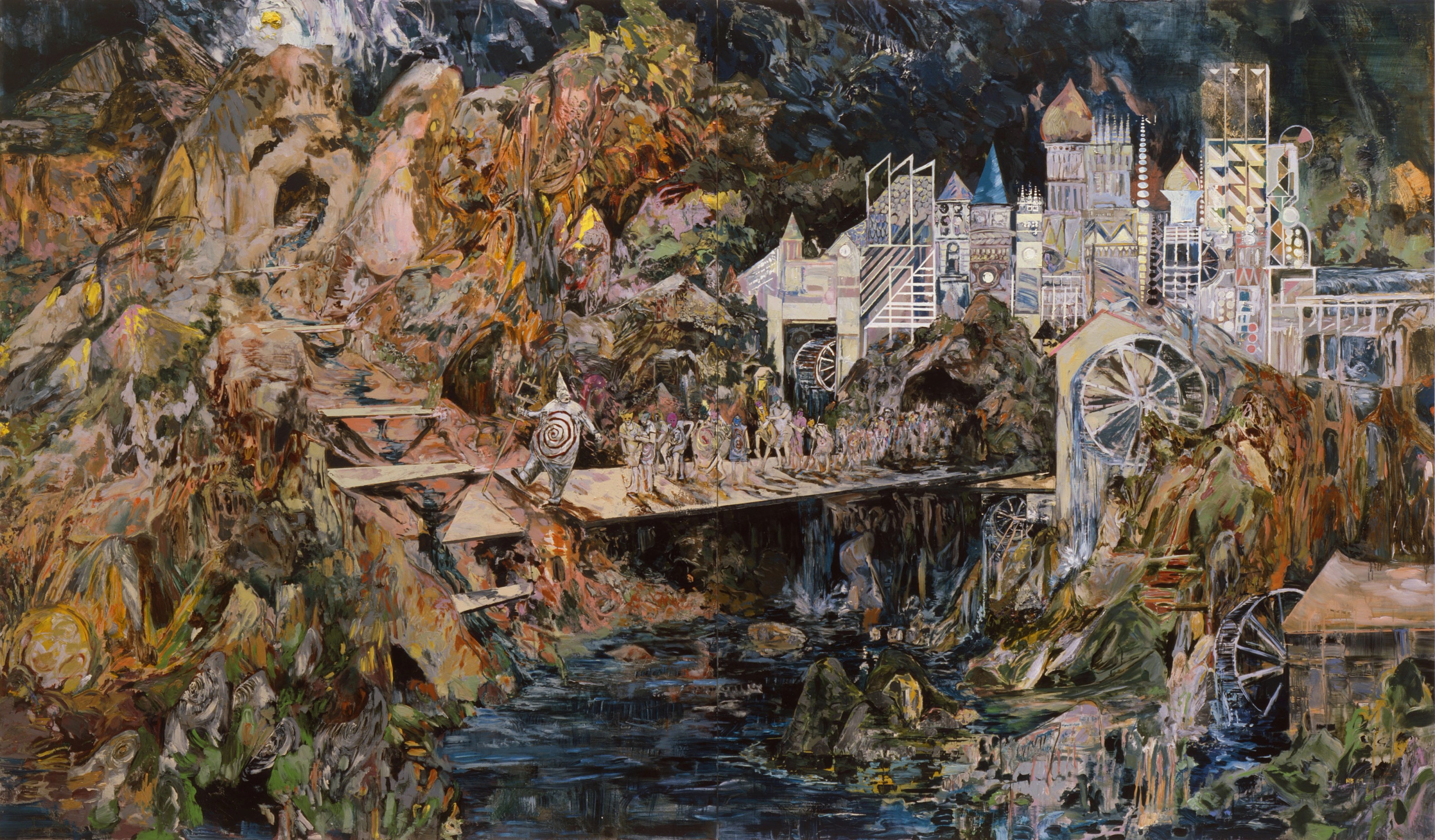 Painting by Hernan Bas