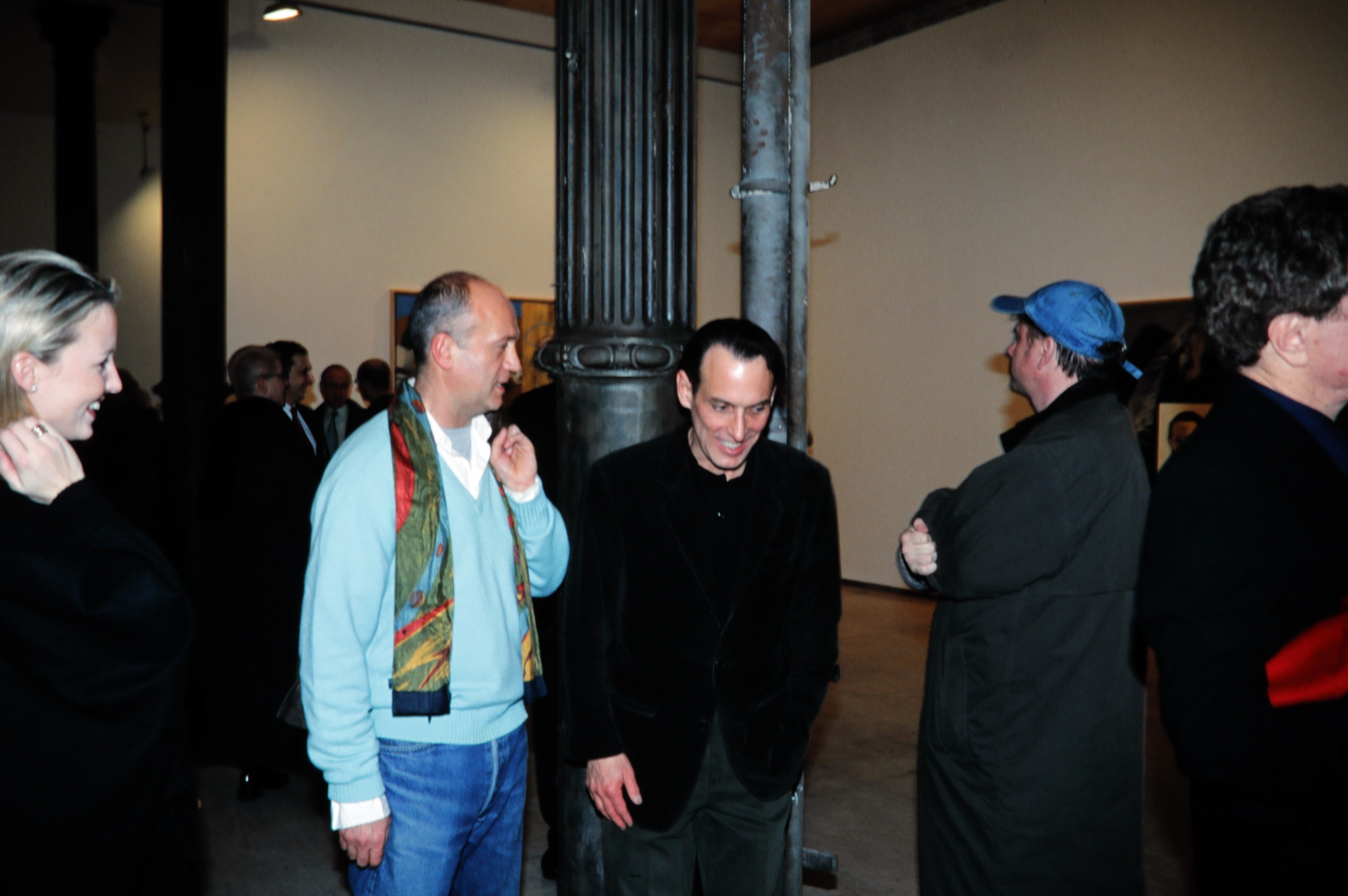 Opening of David Salle Exhibition, 1999