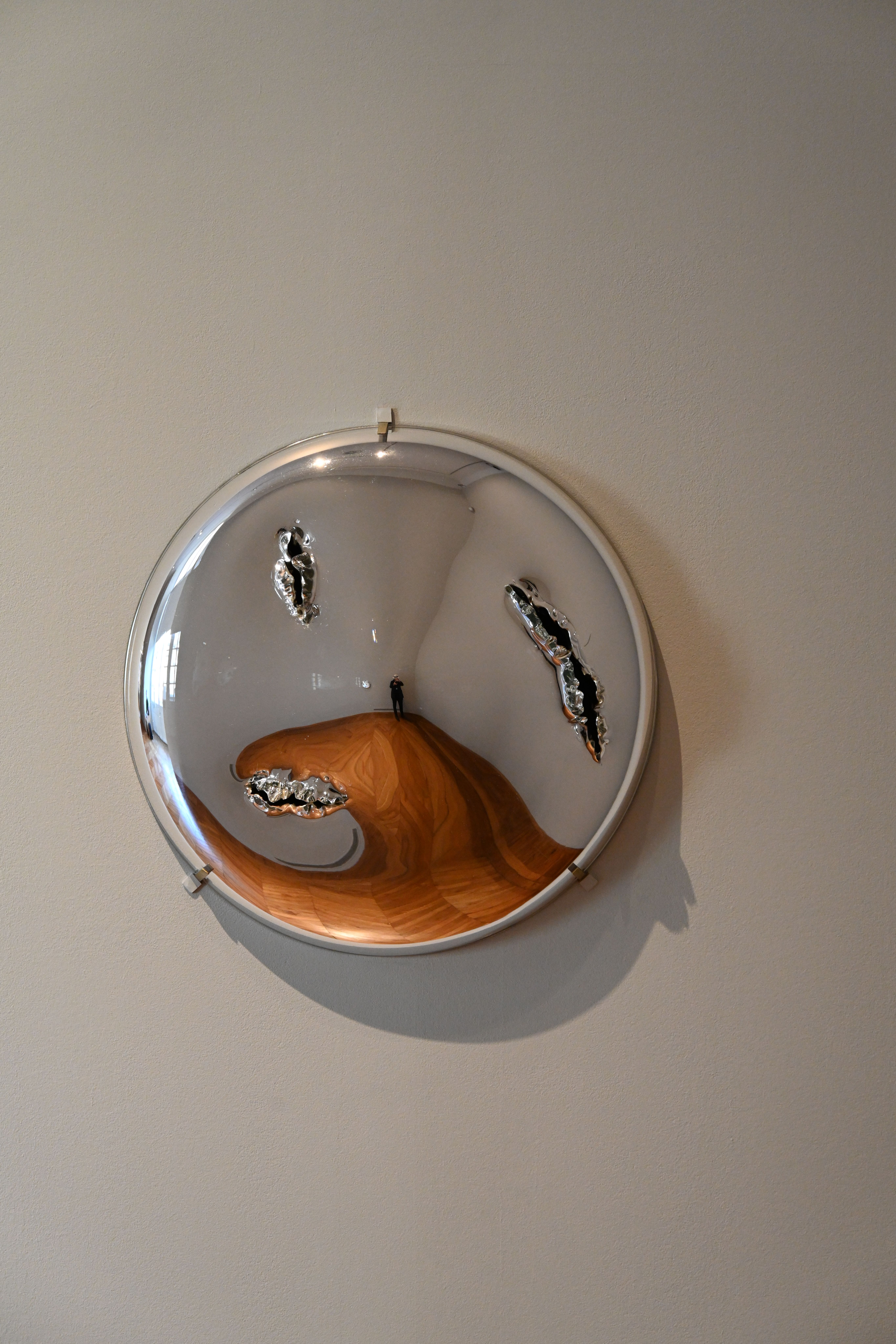 Installation view of Kader Attia at the Louvre