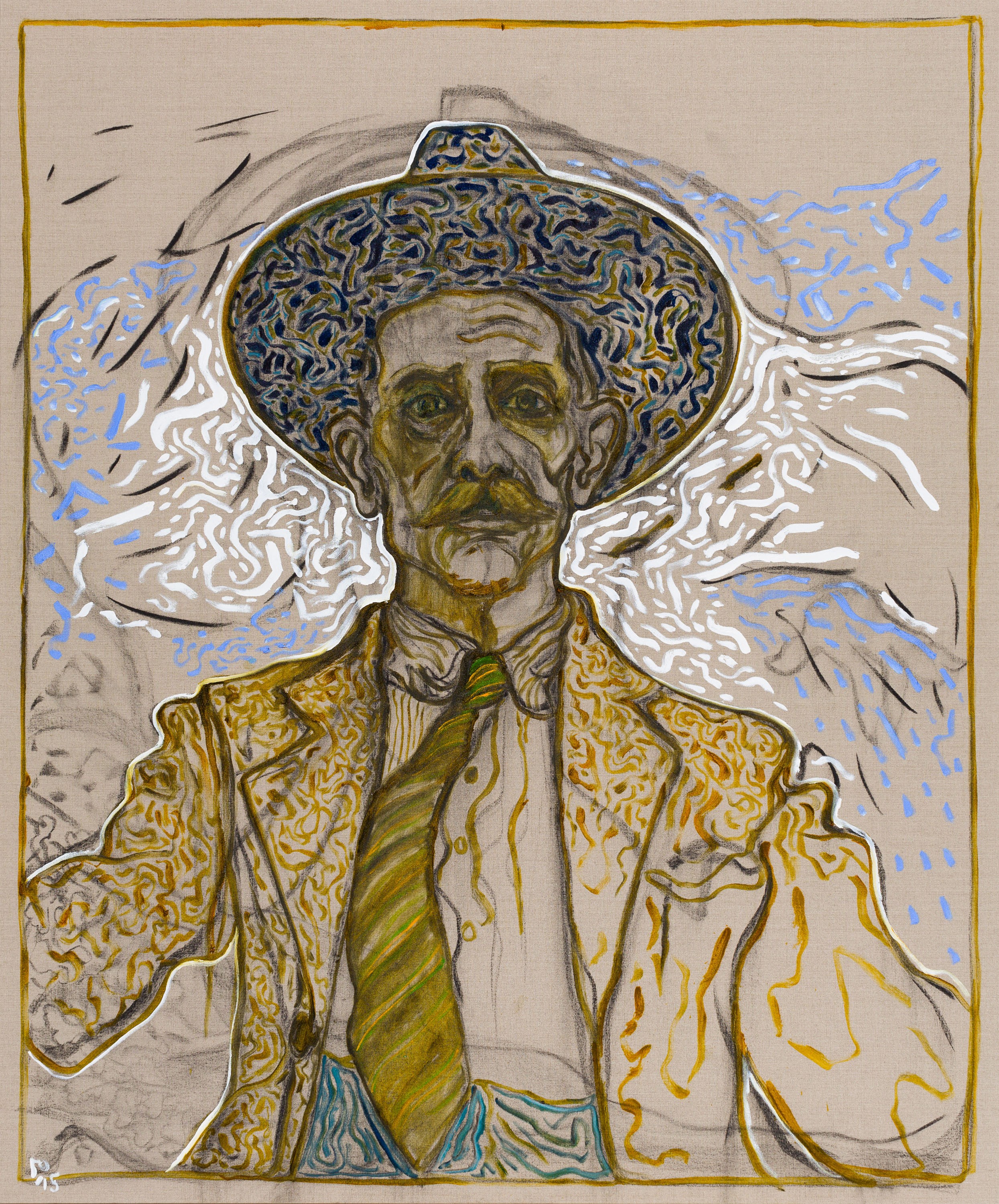 Painting by Billy Childish