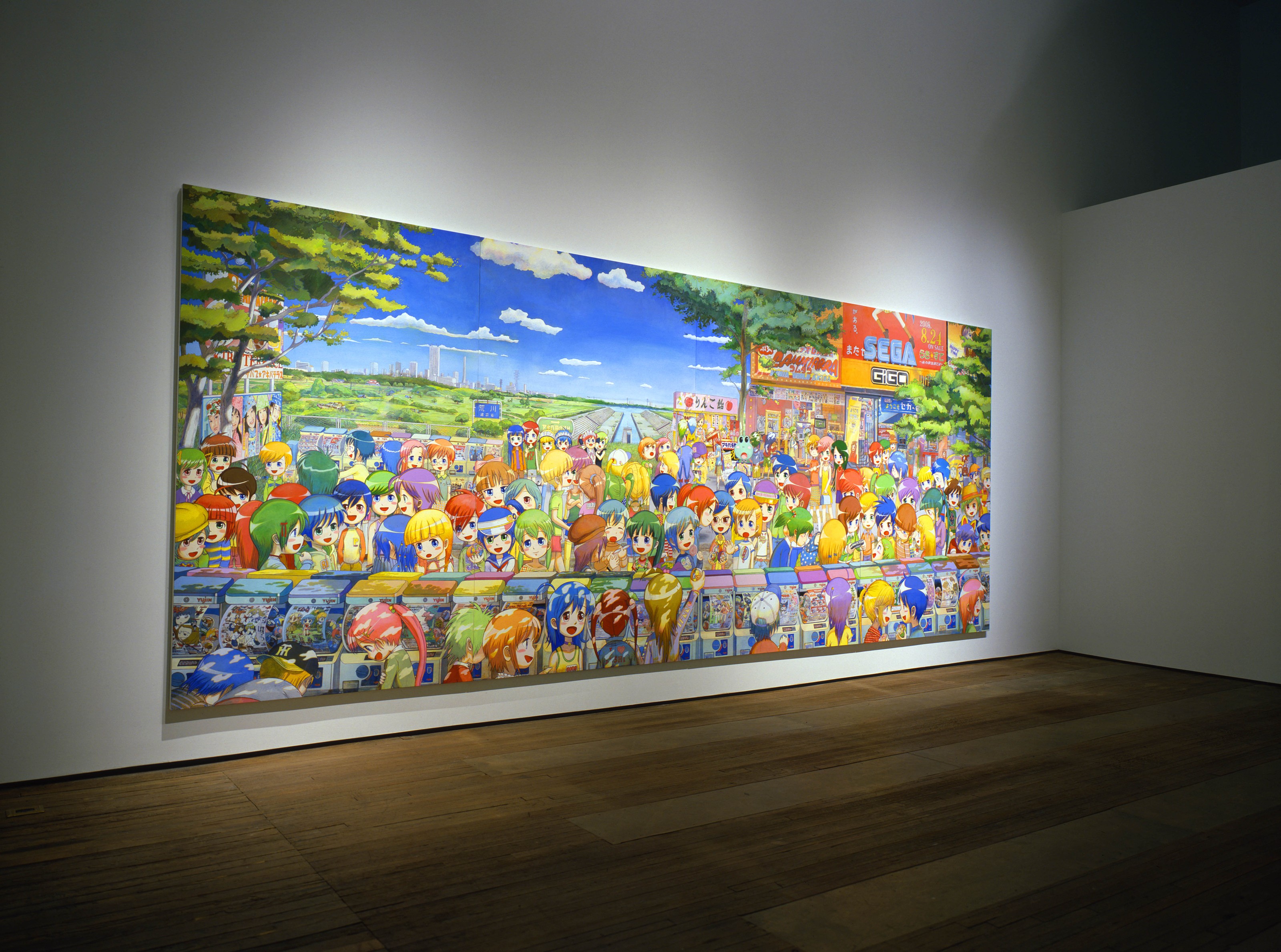 Installation view of Nobody Dies at Lehmann Maupin New York
