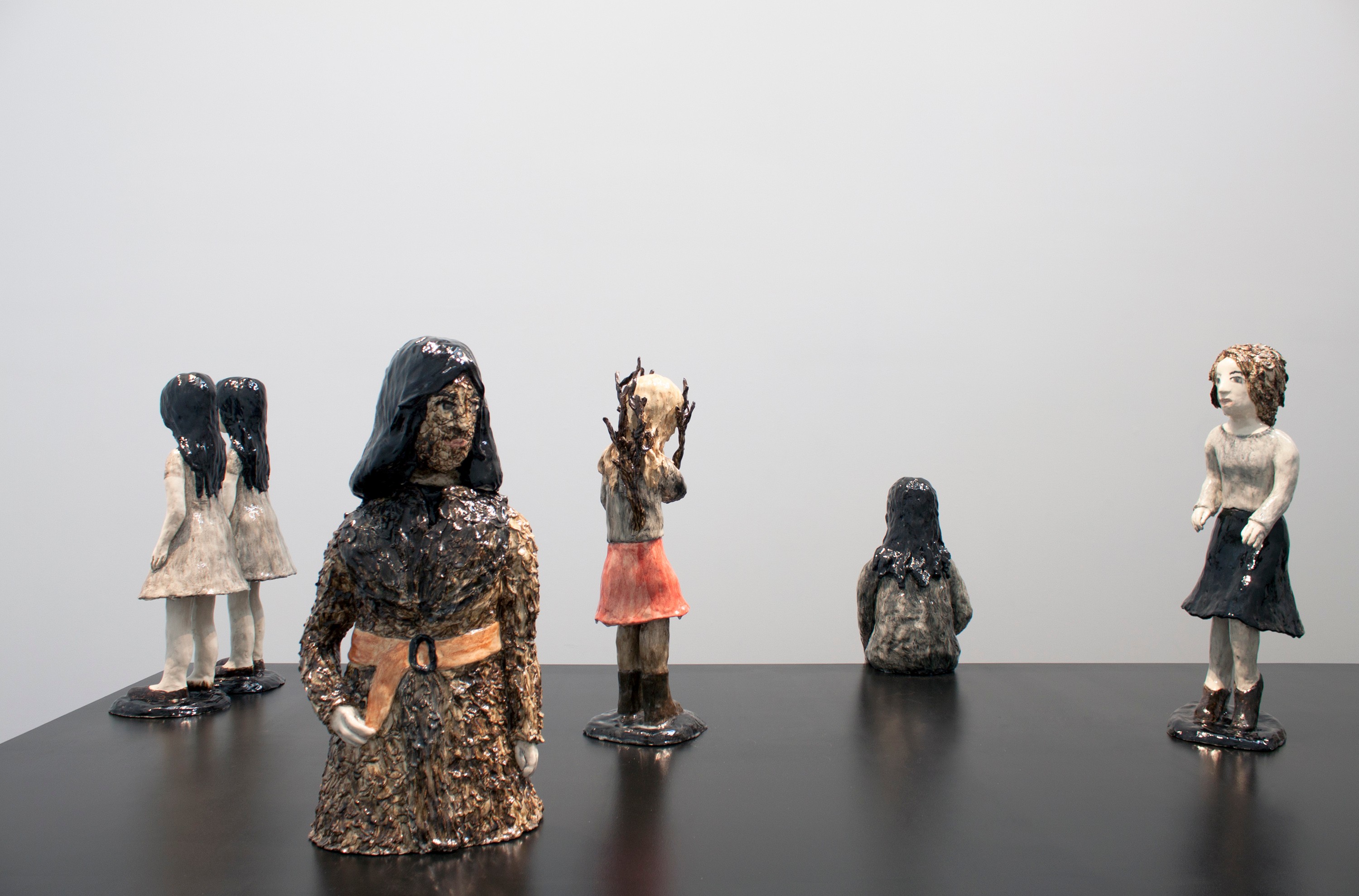 Installation view of Big Girl Now at Lehmann Maupin New York