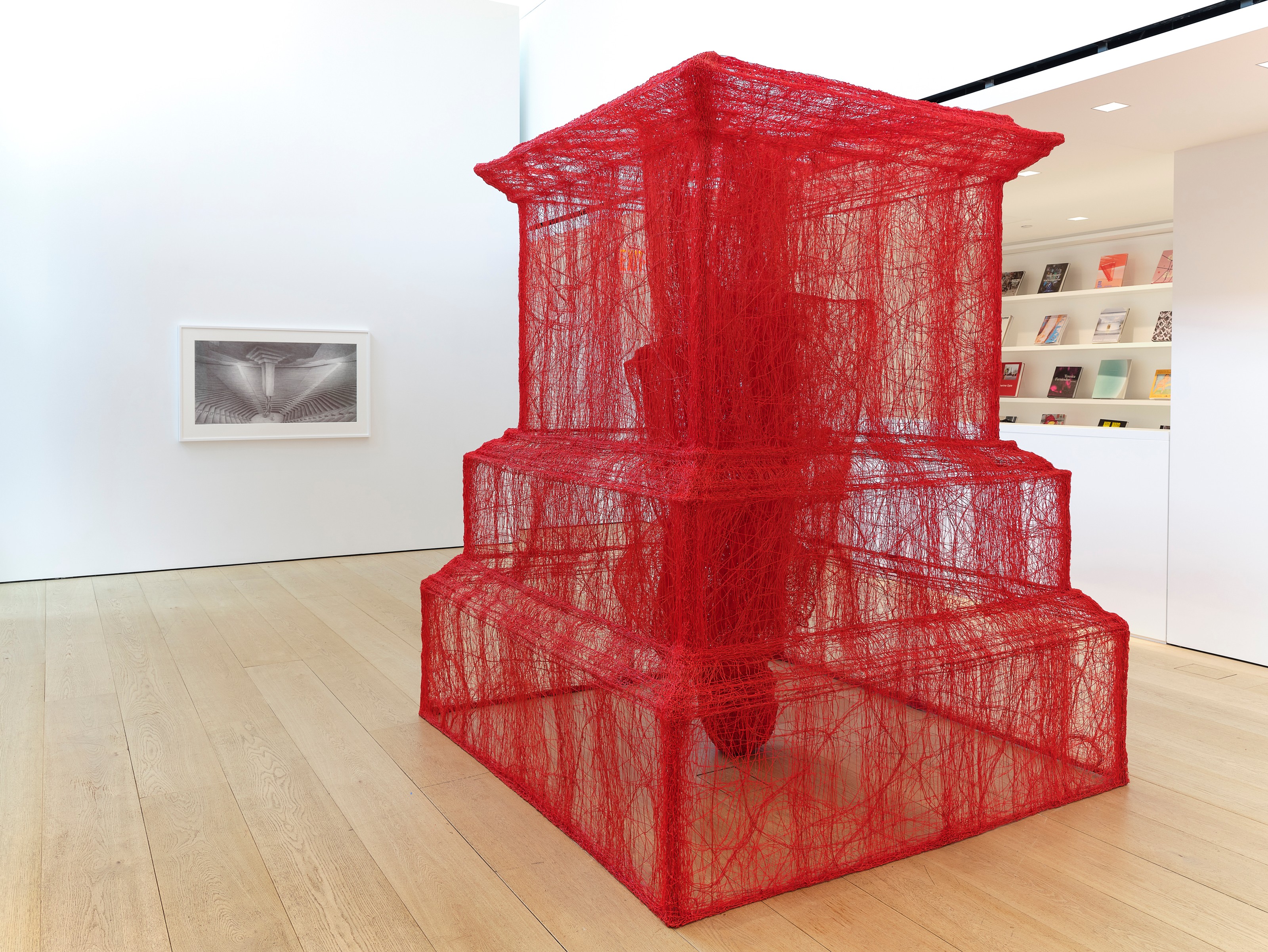 Installation view of Do Ho Suh at Lehmann Maupin New York
