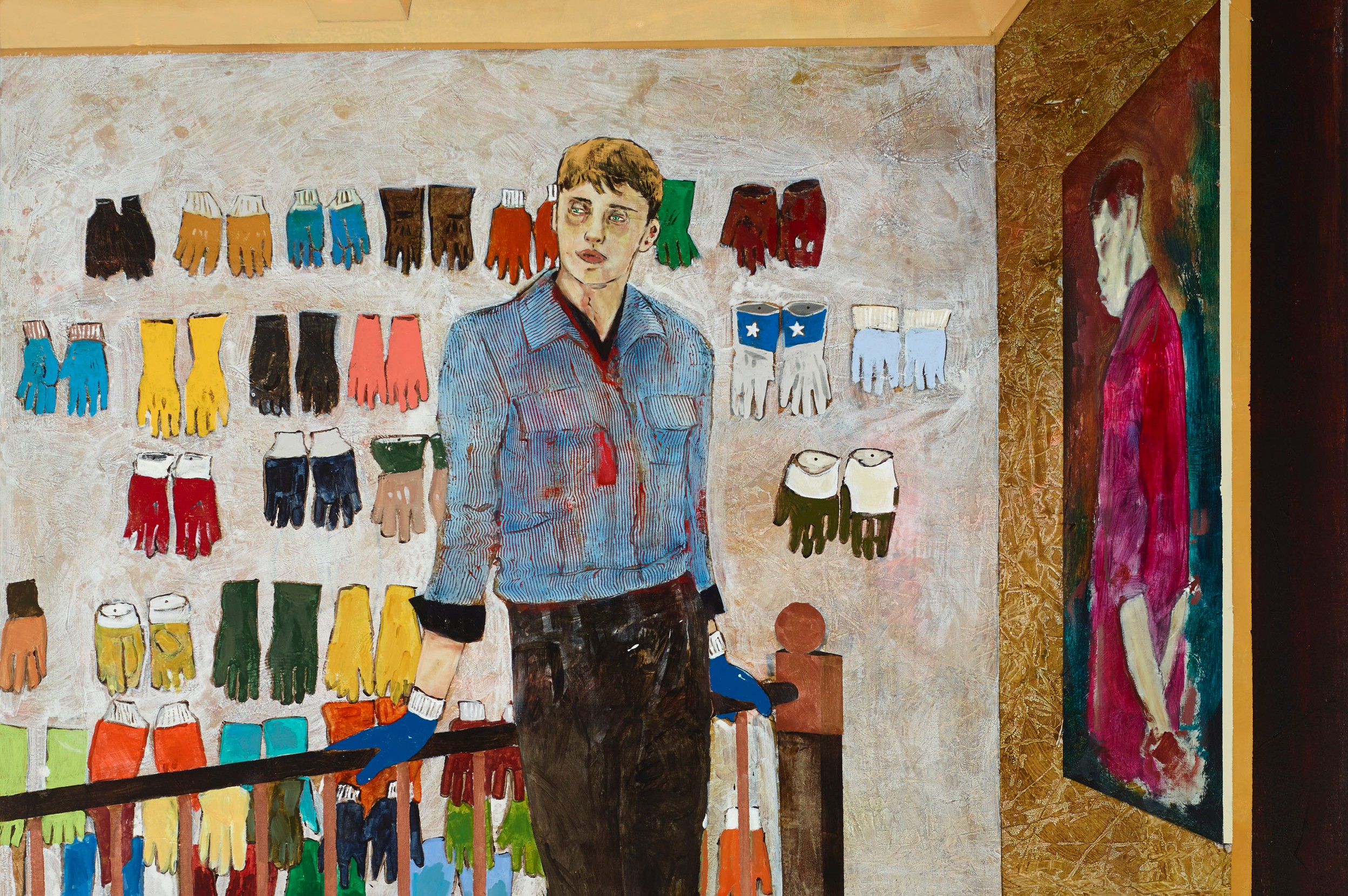 Painting by Hernan Bas