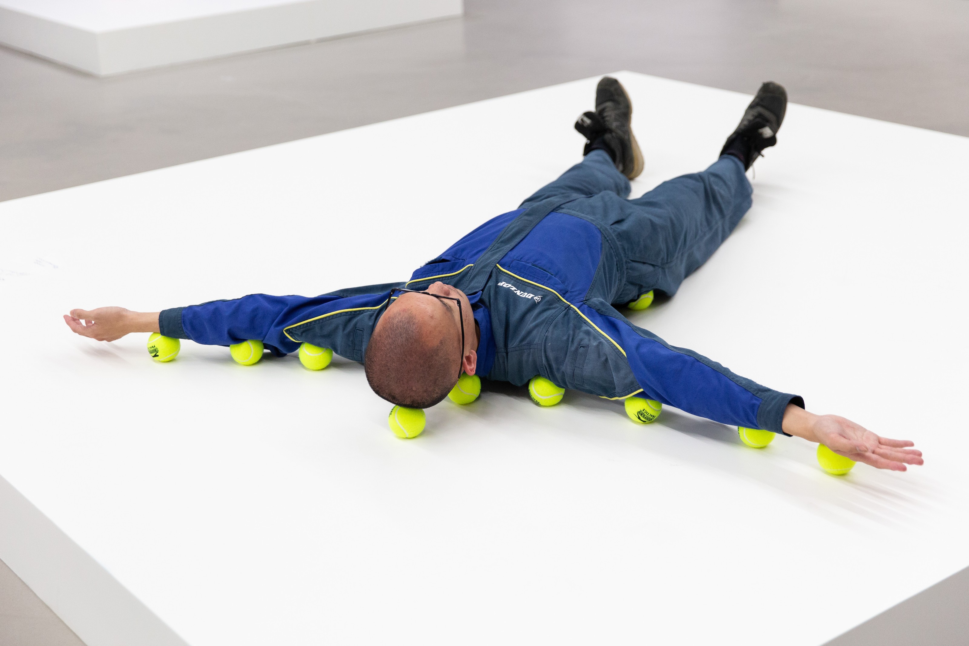Installation view of Erwin Wurm at Taipei Fine Arts Museum