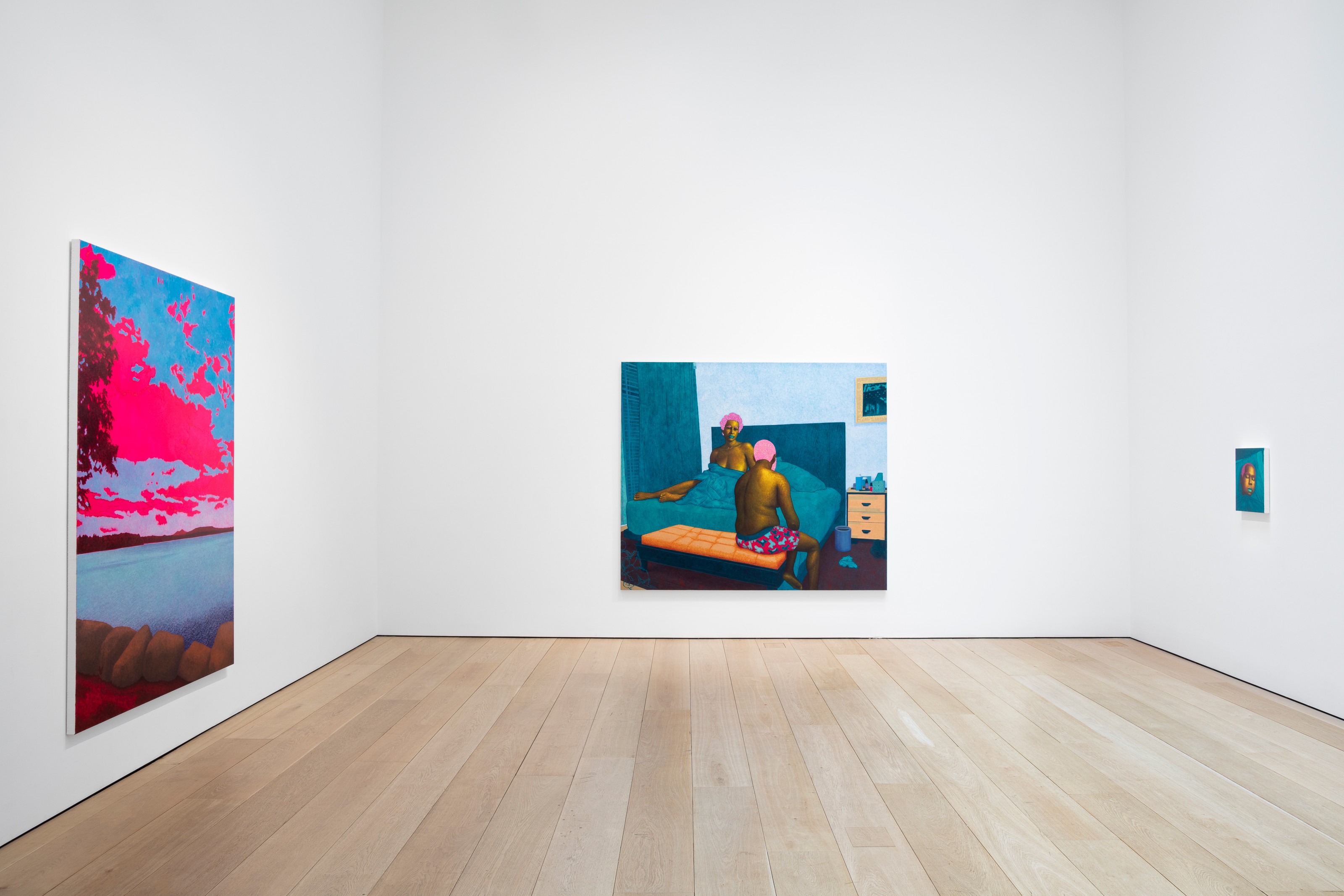 Installation view of Arcmanoro Niles at Lehmann Maupin New York