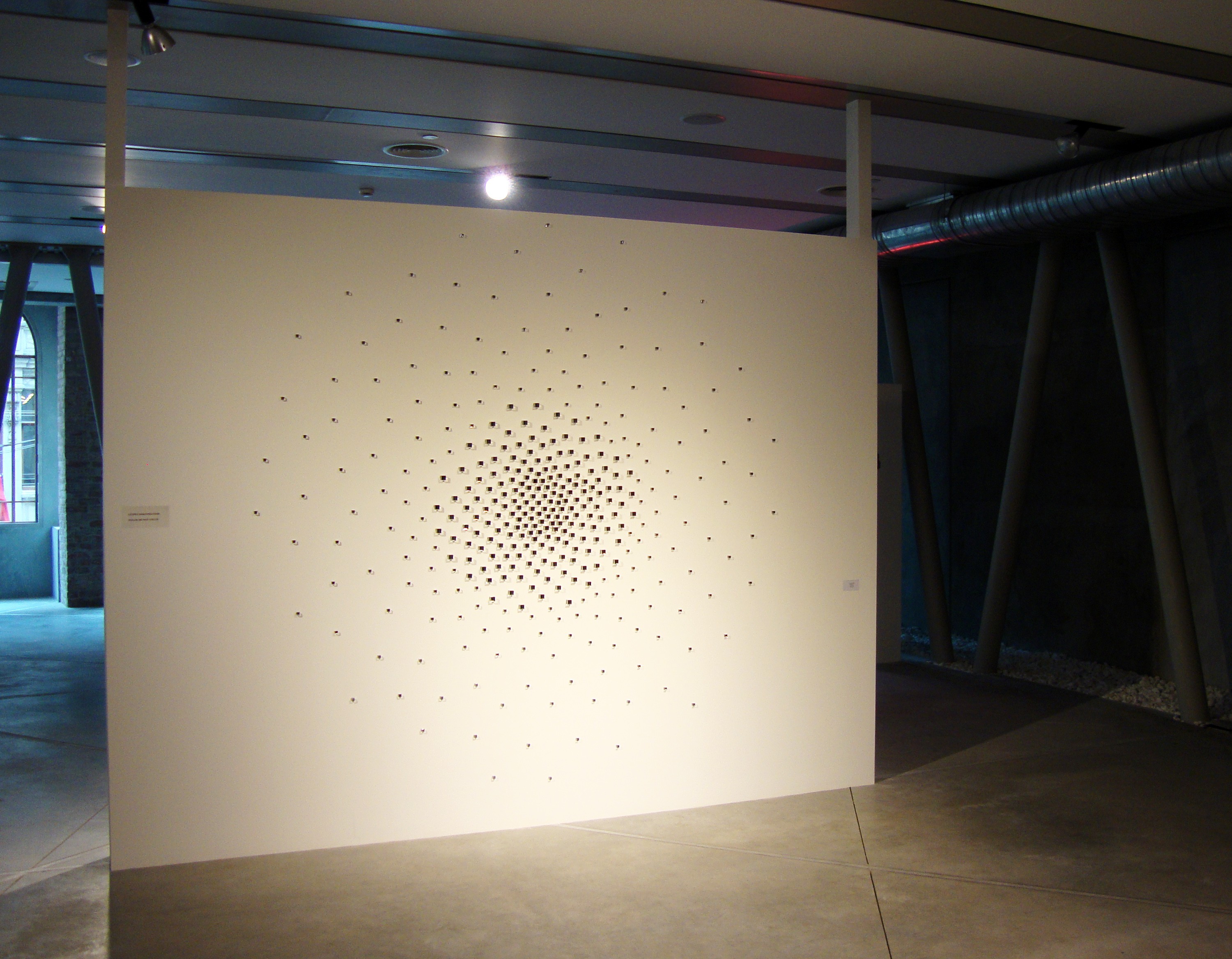 Installation view of Five in Istanbul at Borusan Müzik Evi