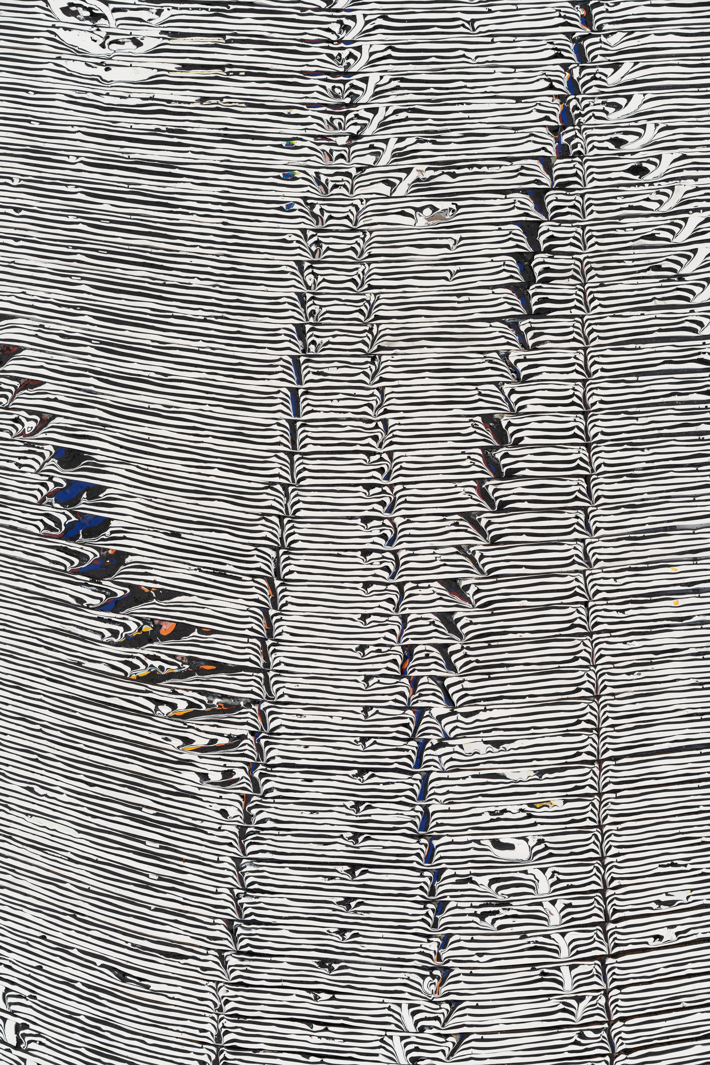 Detail of painting by Loriel Beltrán