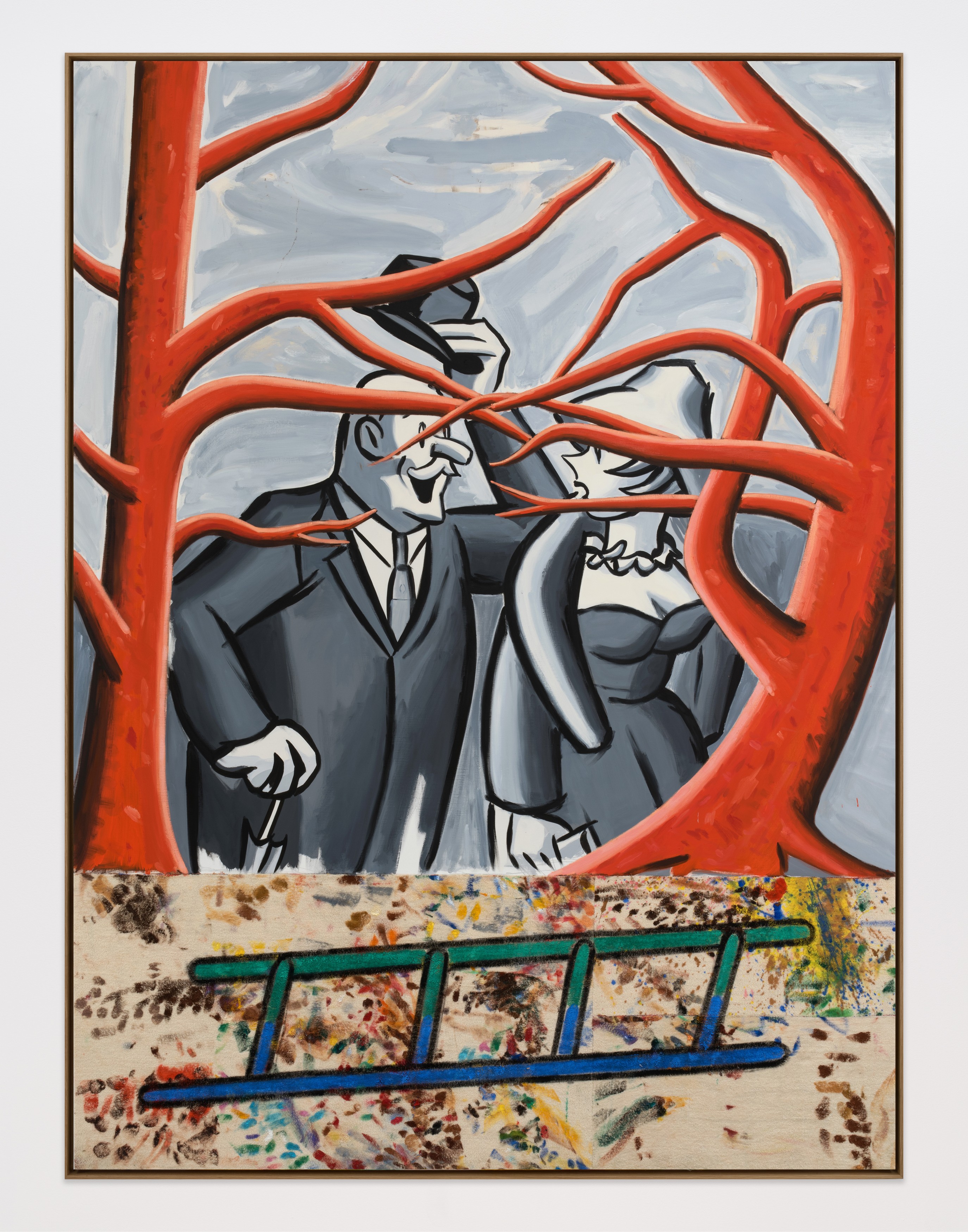 Painting by David Salle