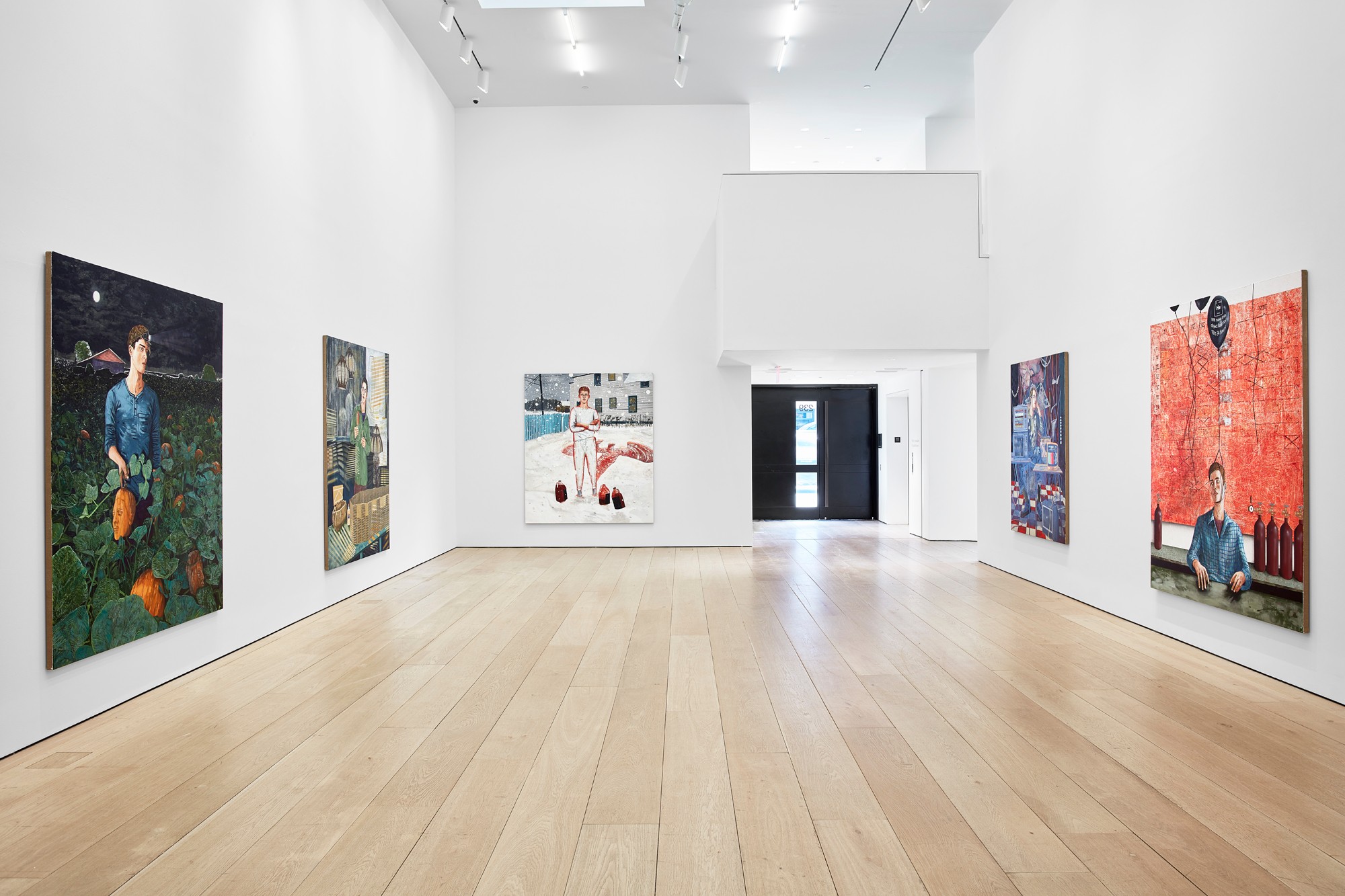 Installation view of Hernan Bas at Lehmann Maupin New York