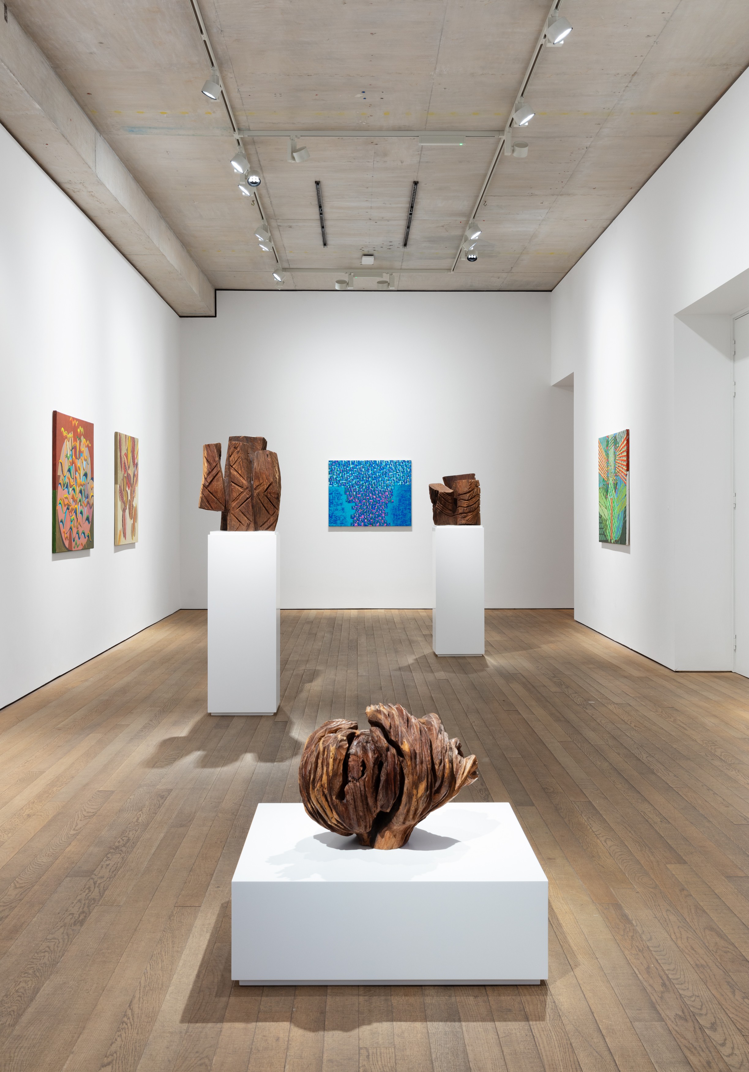 Installation view of Kim Yun Shin at Lehmann Maupin London