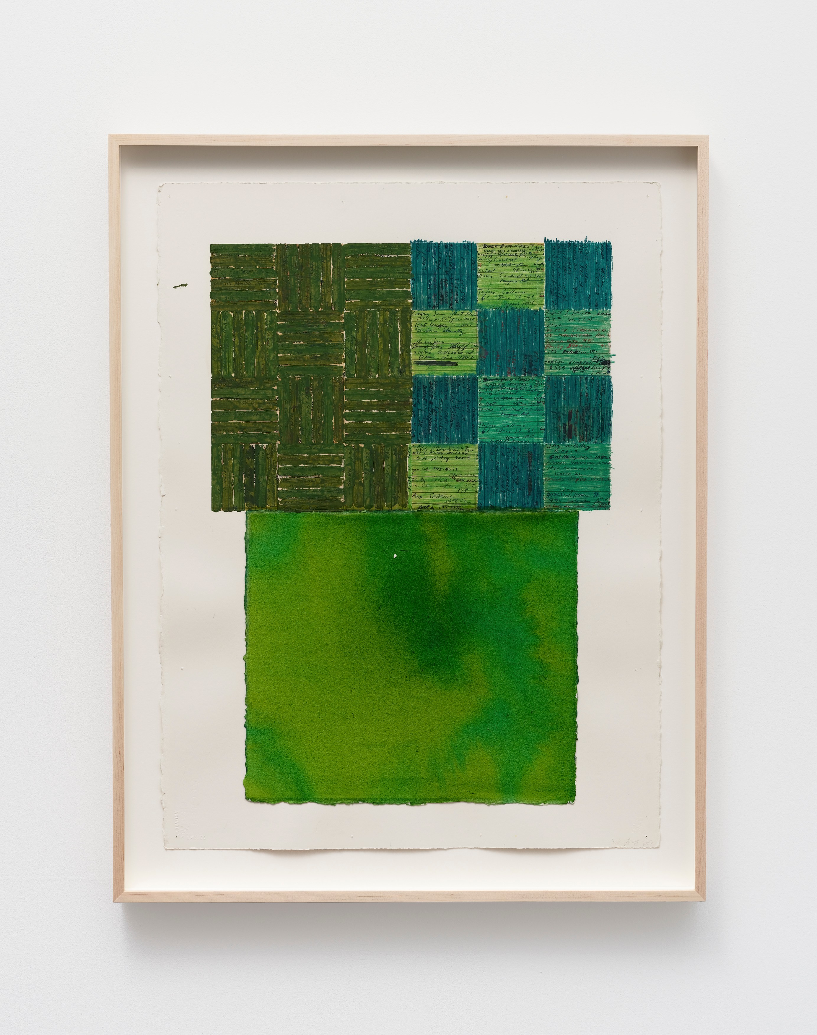 Work on paper by McArthur Binion