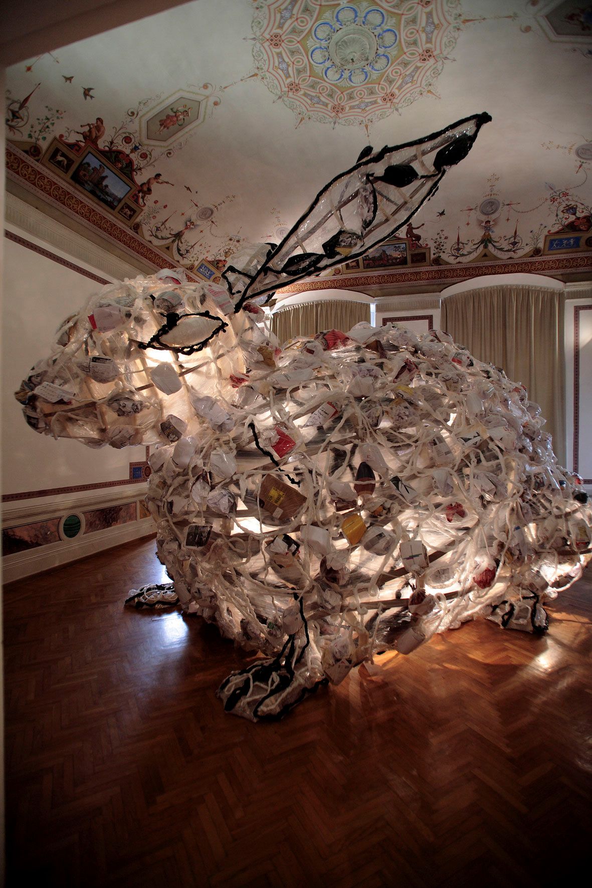 Installation view of The Refinery x: a Simple Twist of Fate at Palazzo delle Papesse 