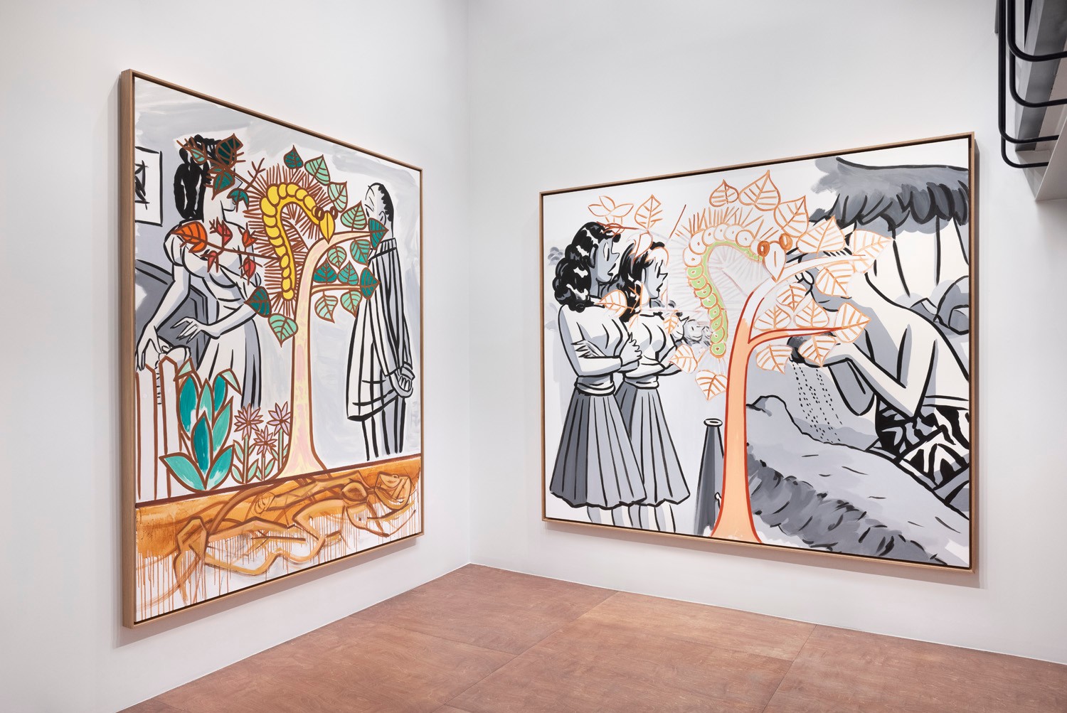 Installation view of David Salle at Lehmann Maupin Seoul
