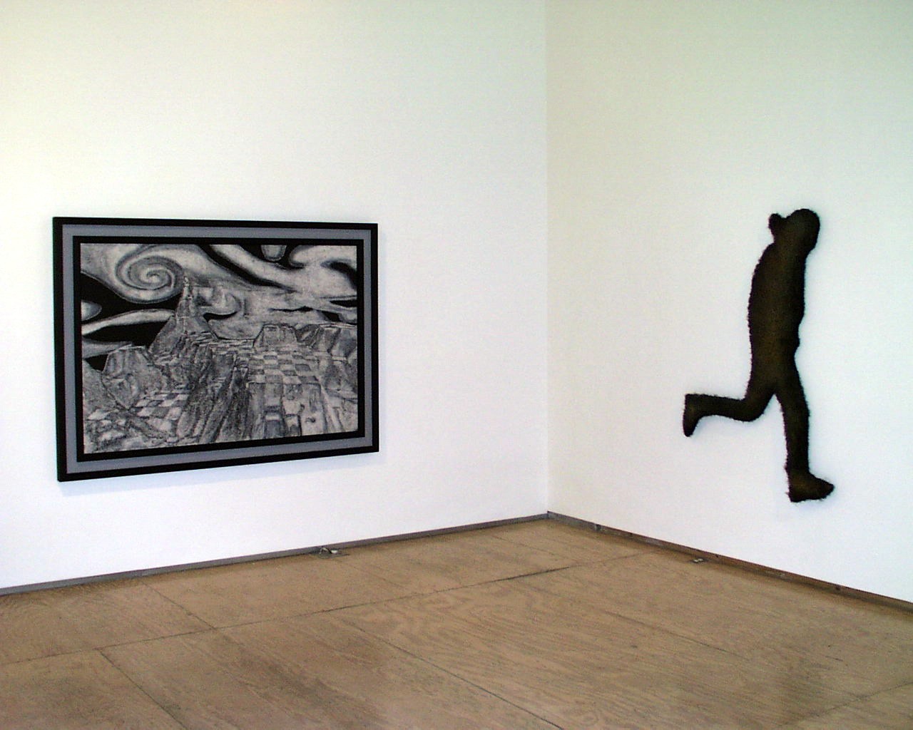 Installation view of New Paintings at Lehmann Maupin New York