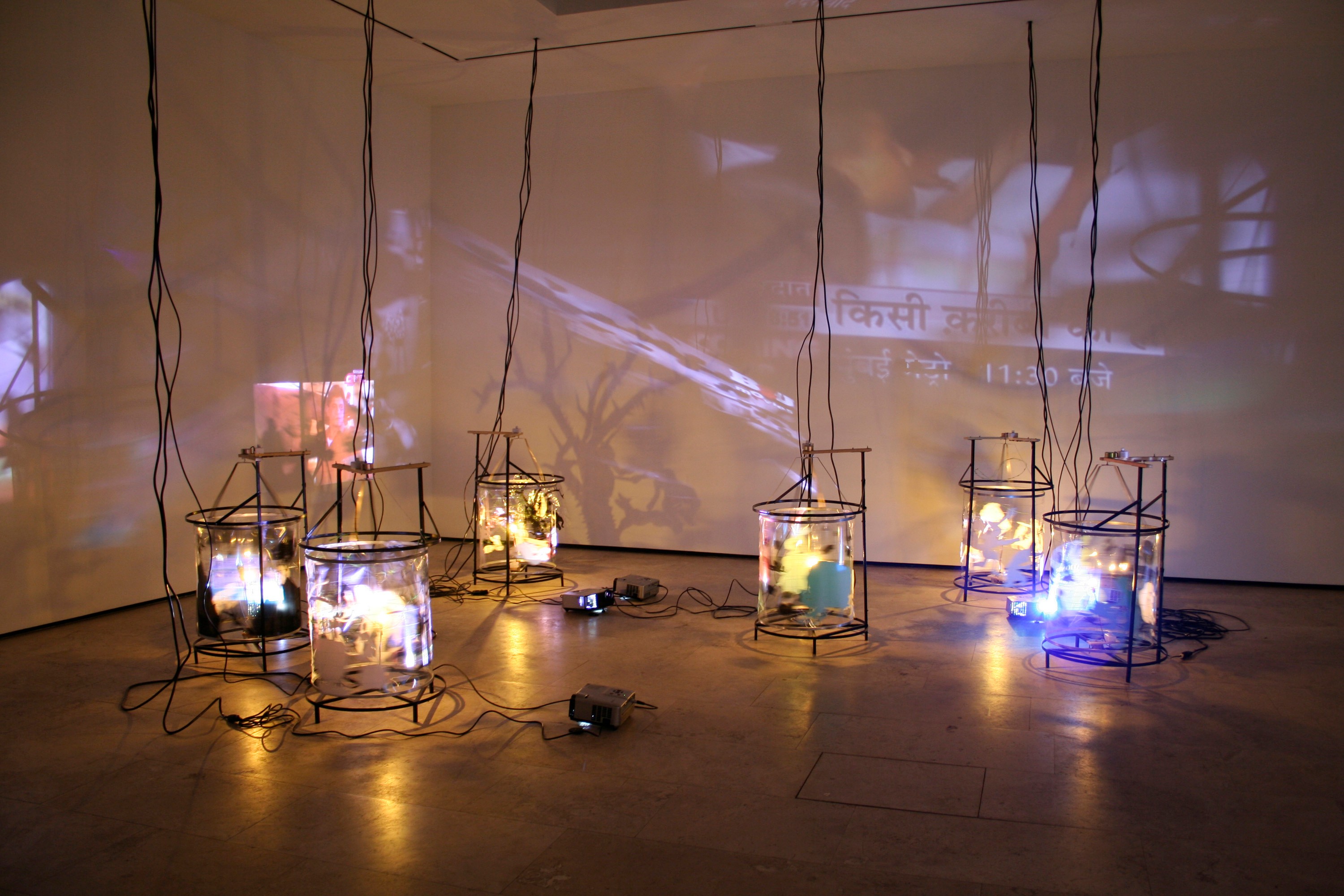 Installation view of The Ground, the root, and the air at Lehmann Maupin New York
