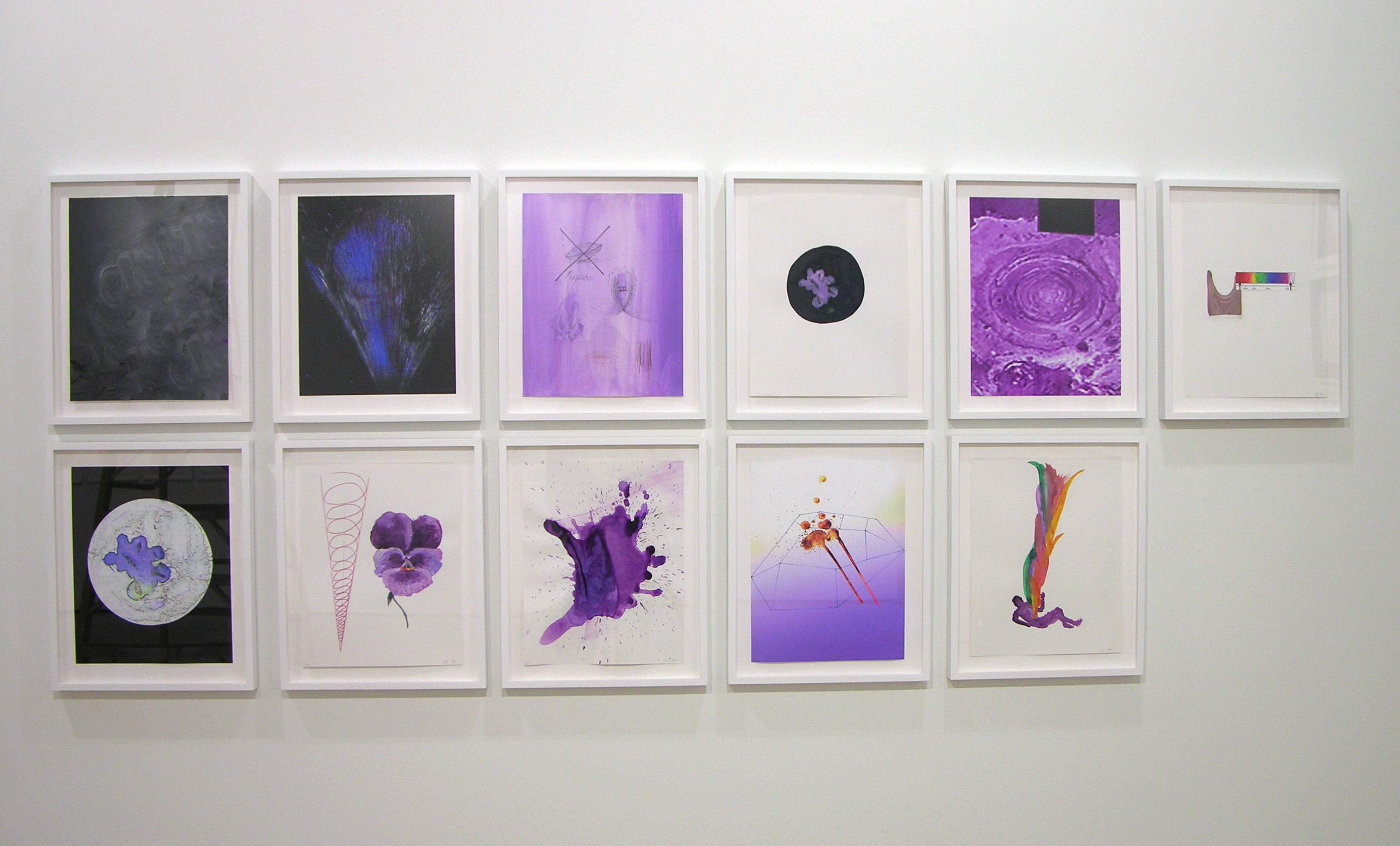 Paper works by Tony Oursler