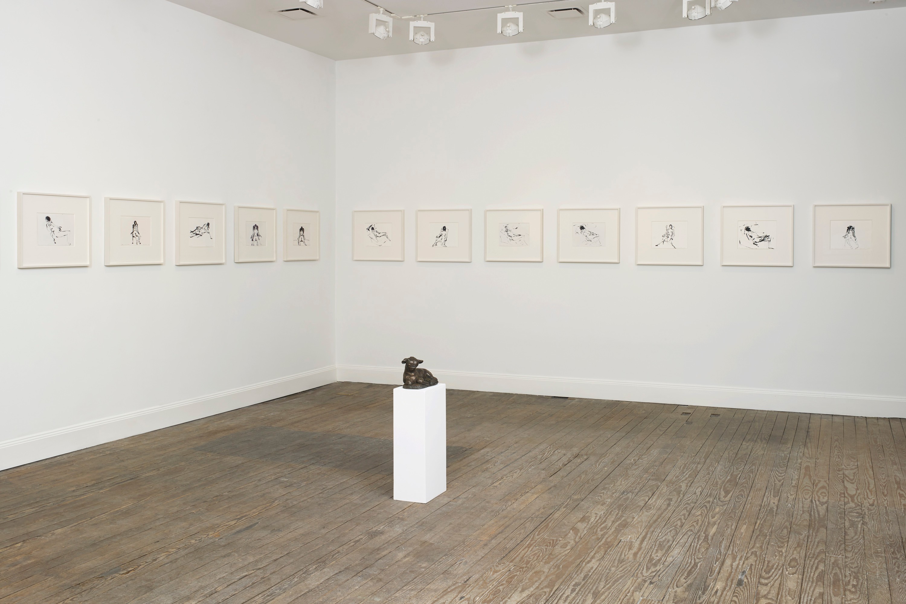 Installation view of I Followed You To The Sun at Lehmann Maupin New York