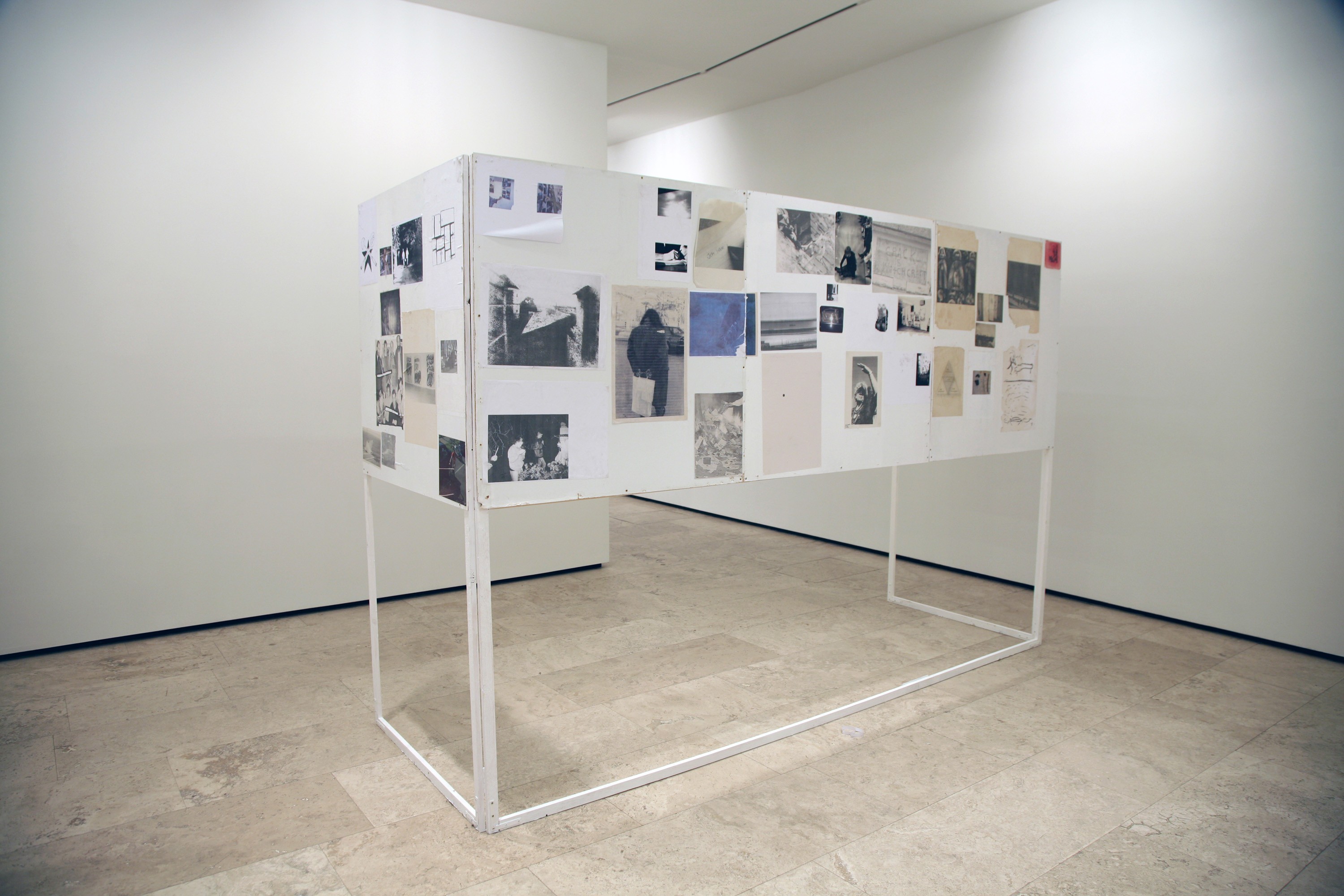 Installation view of Tobias Buche and Jonas Lipps at Lehmann Maupin New York