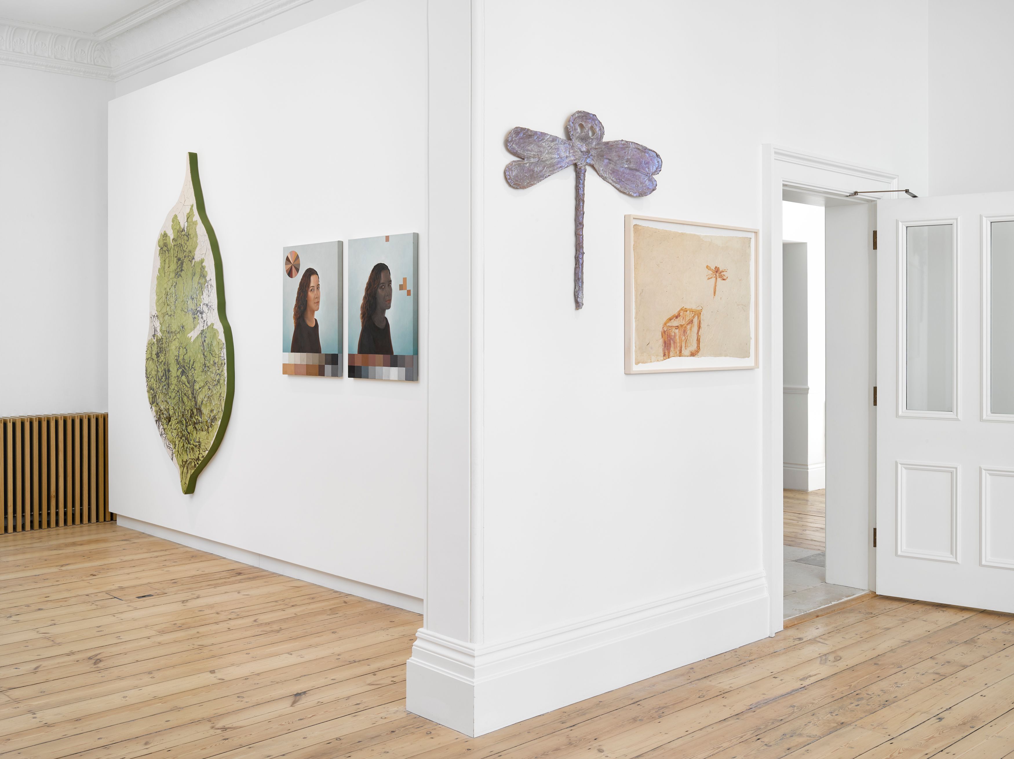Installation view of Body Topographies at Lehmann Maupin London
