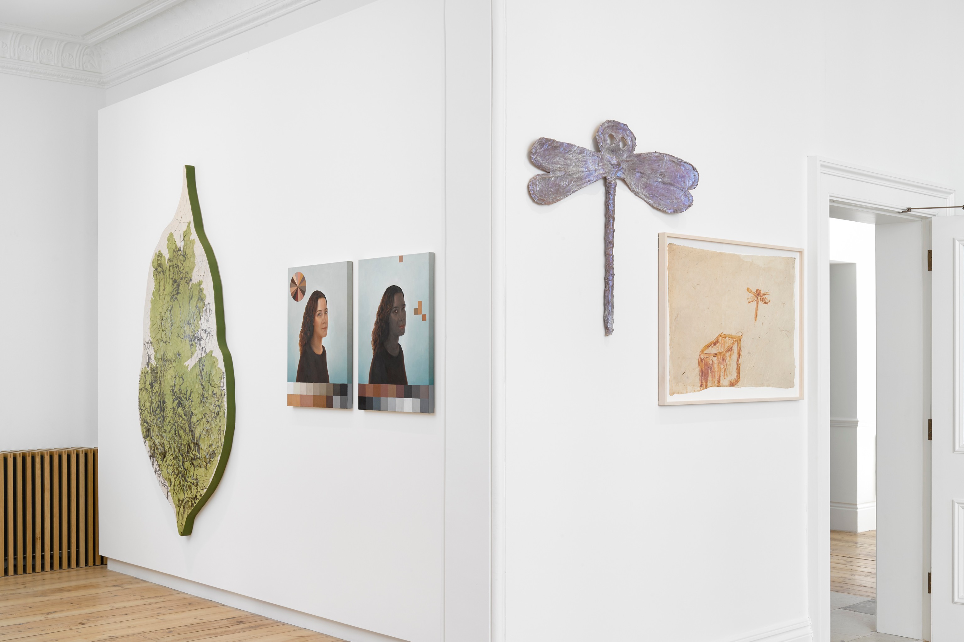 Installation view of Body Topographies at Lehmann Maupin London