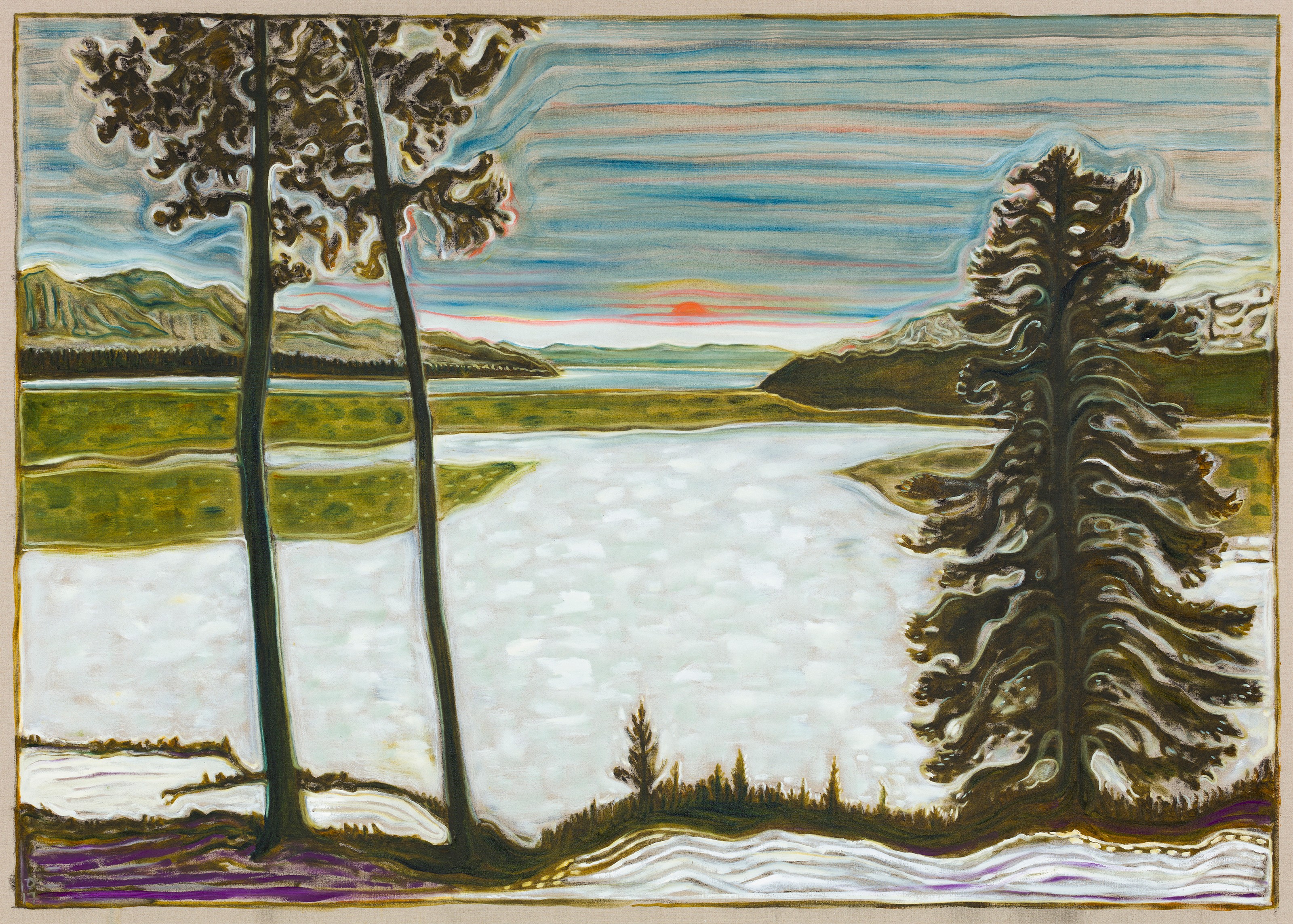 Painting by Billy Childish