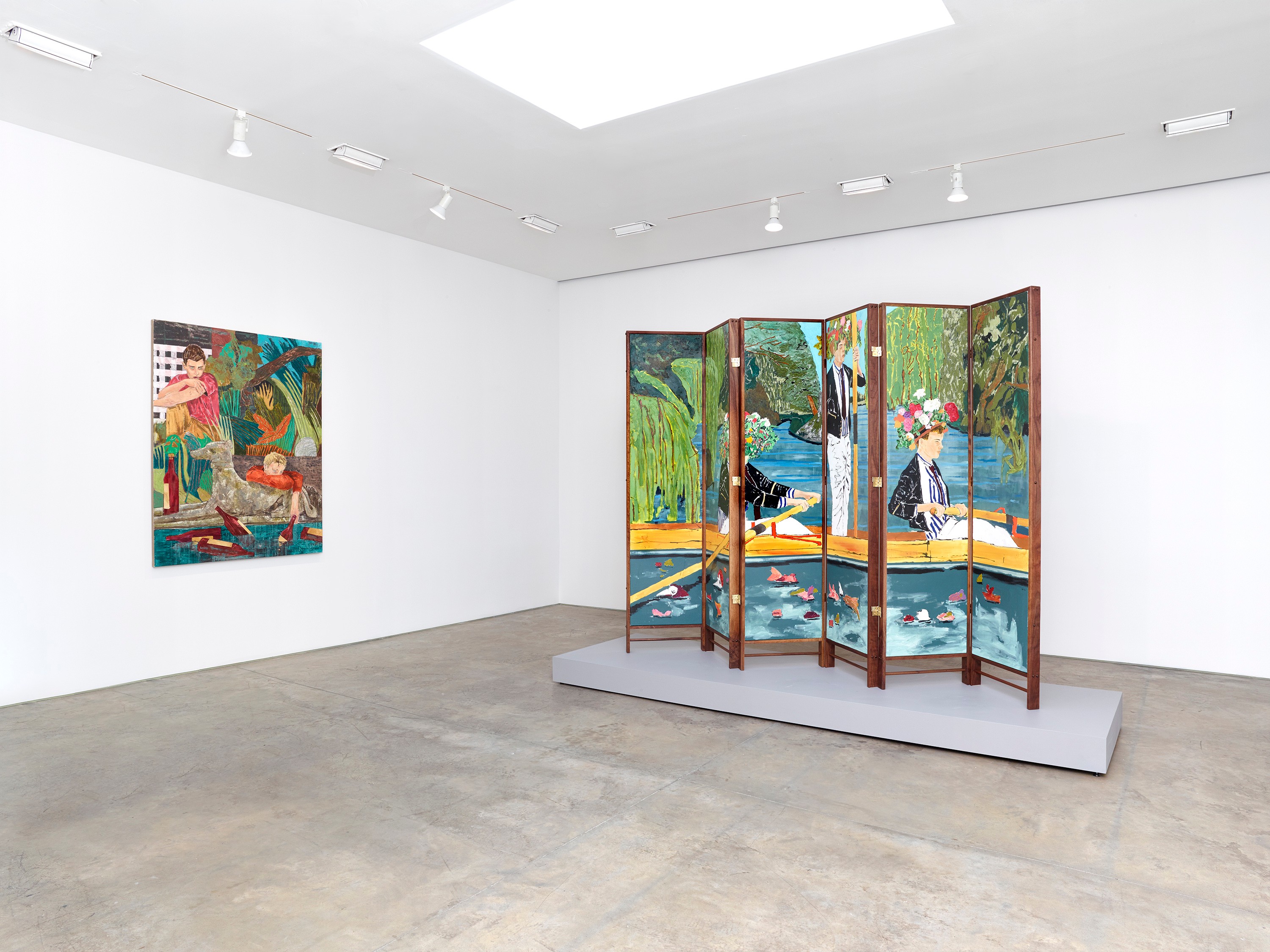 Installation view of Hernan Bas at Lehmann Maupin New York