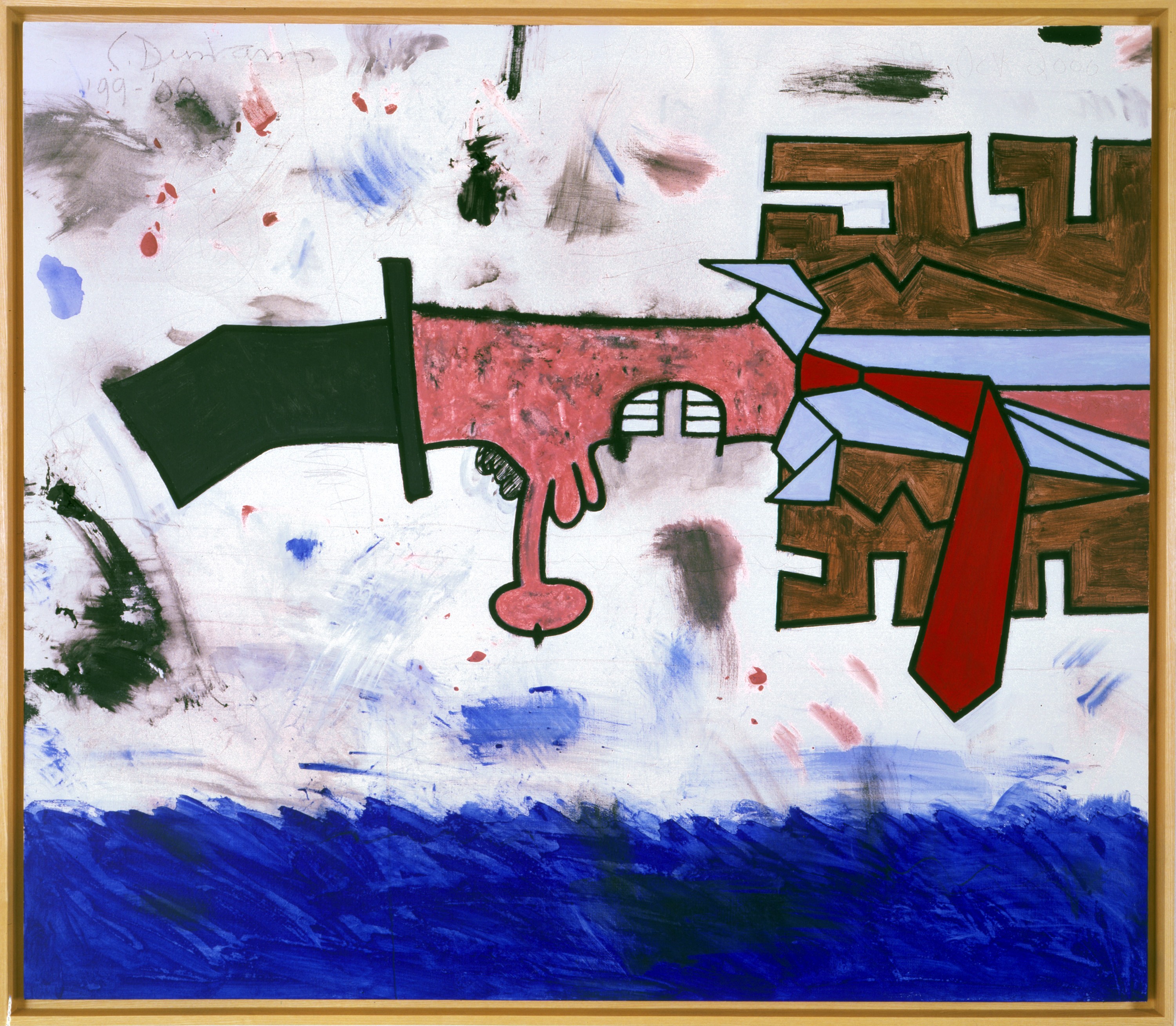 Painting by Carroll Dunham