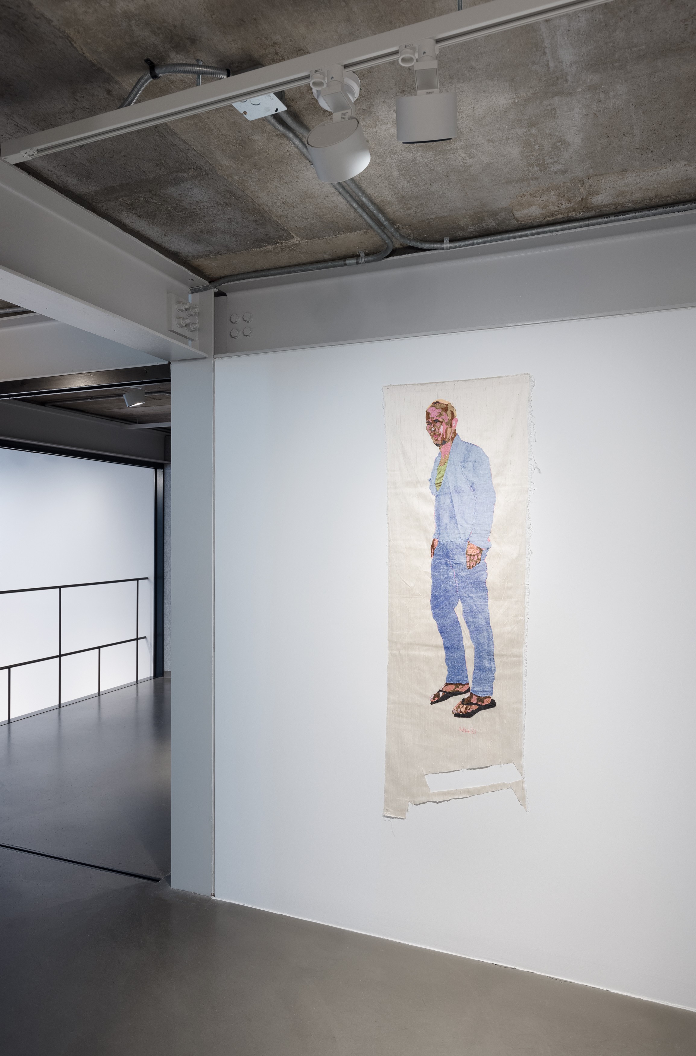 Installation view of Billie Zangewa at Lehmann Maupin Seoul