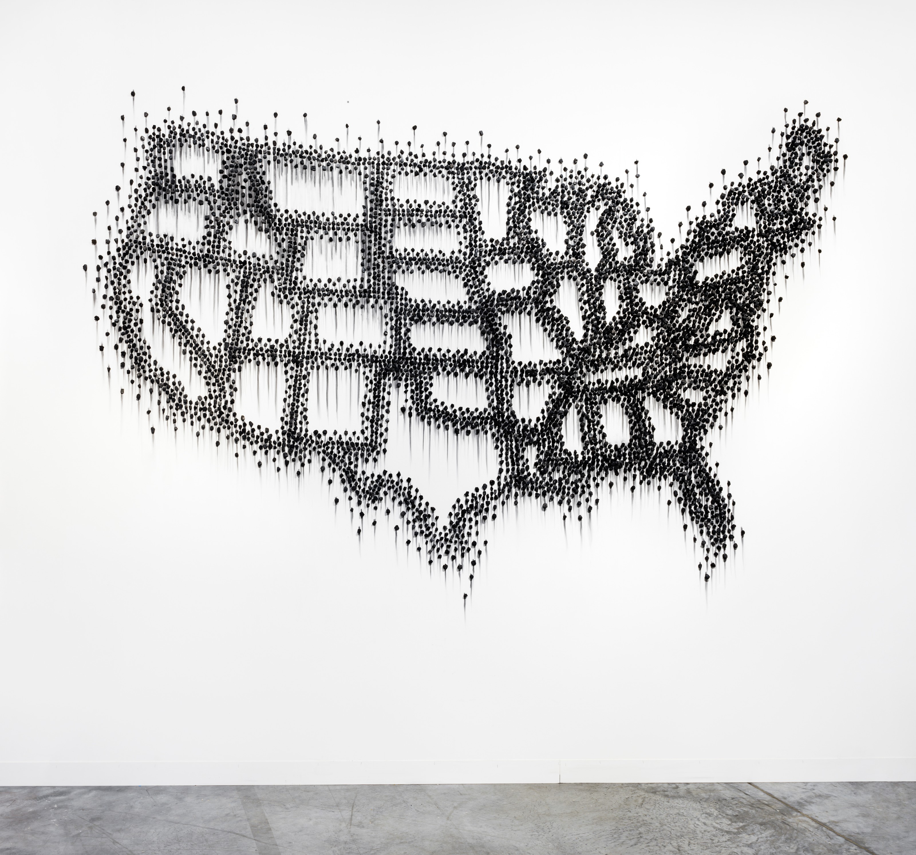 Wall work by Teresita Fernández