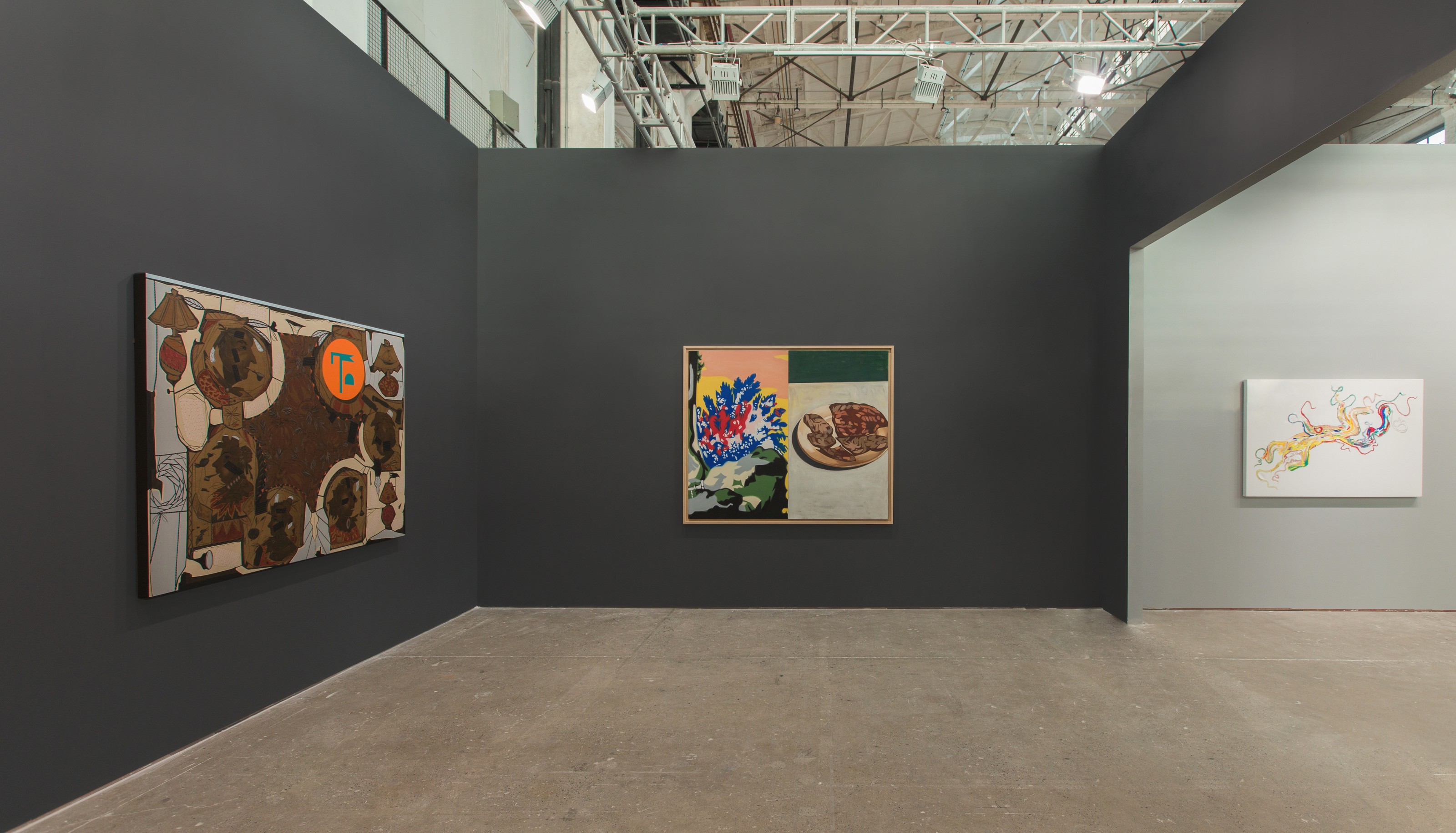 Installation view of Lehmann Maupin, Booth A122 at West Bund Art & Design Fair