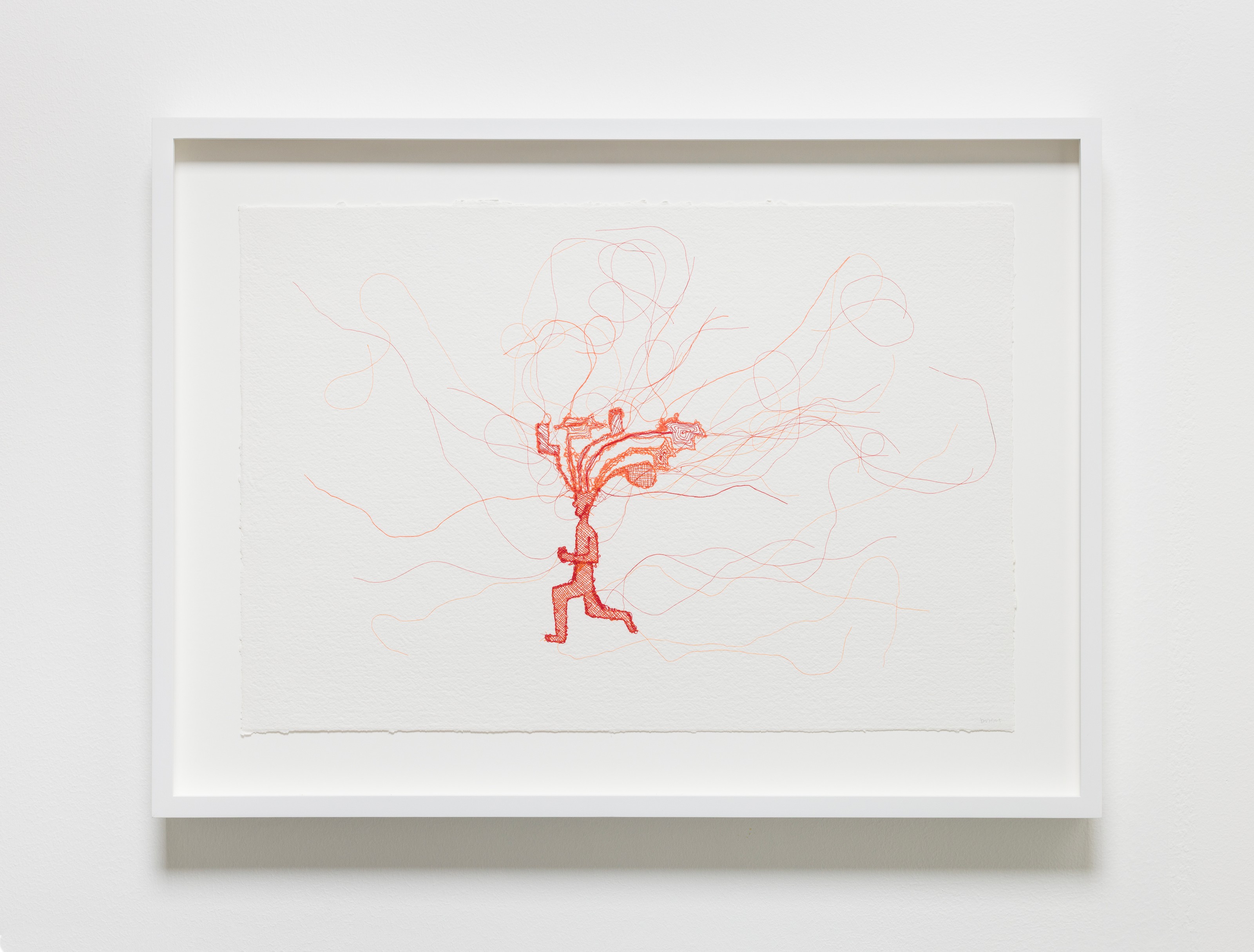 Thread drawing by Do Ho Suh