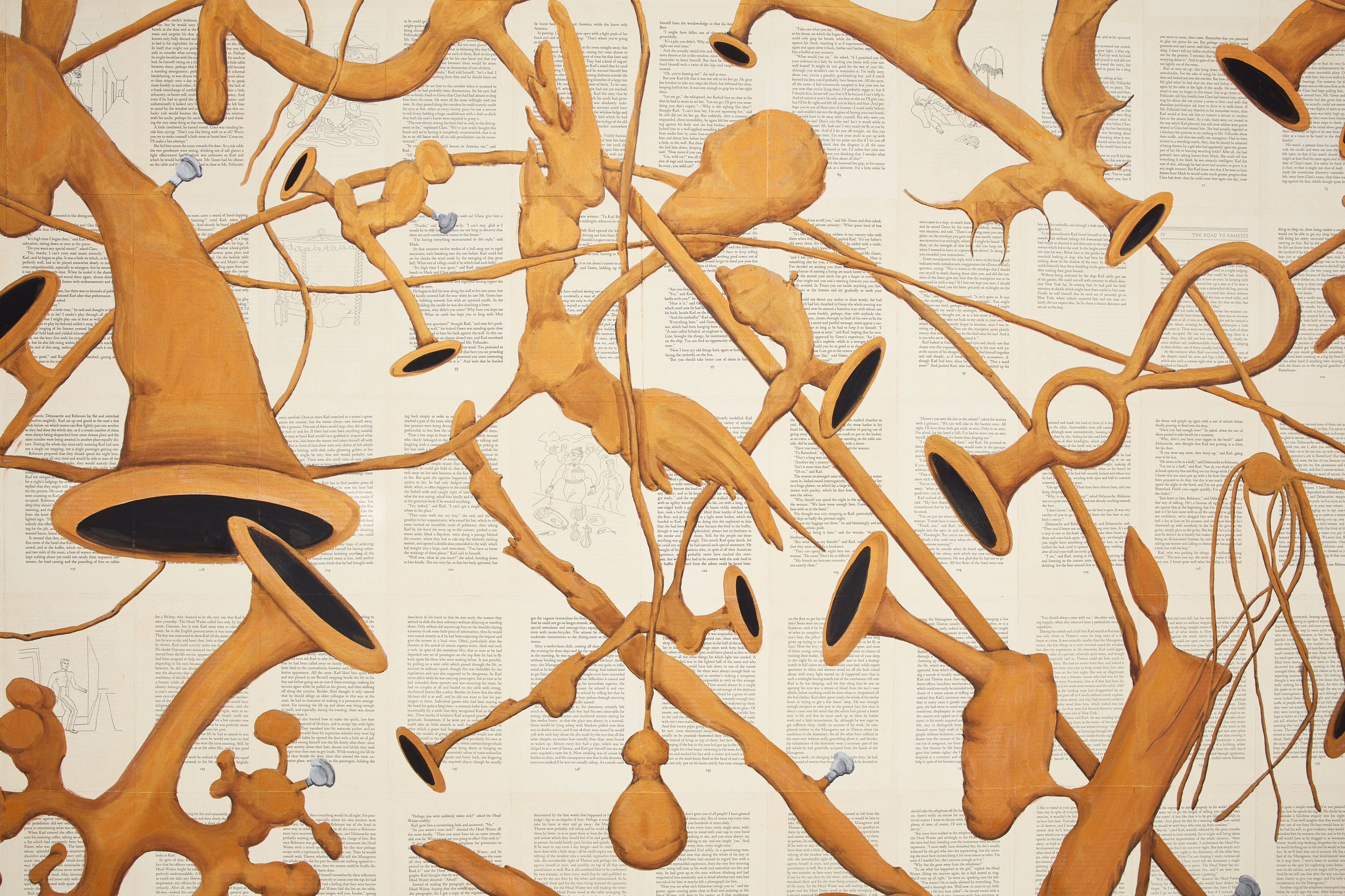 Painting by Tim Rollins and K.O.S.
