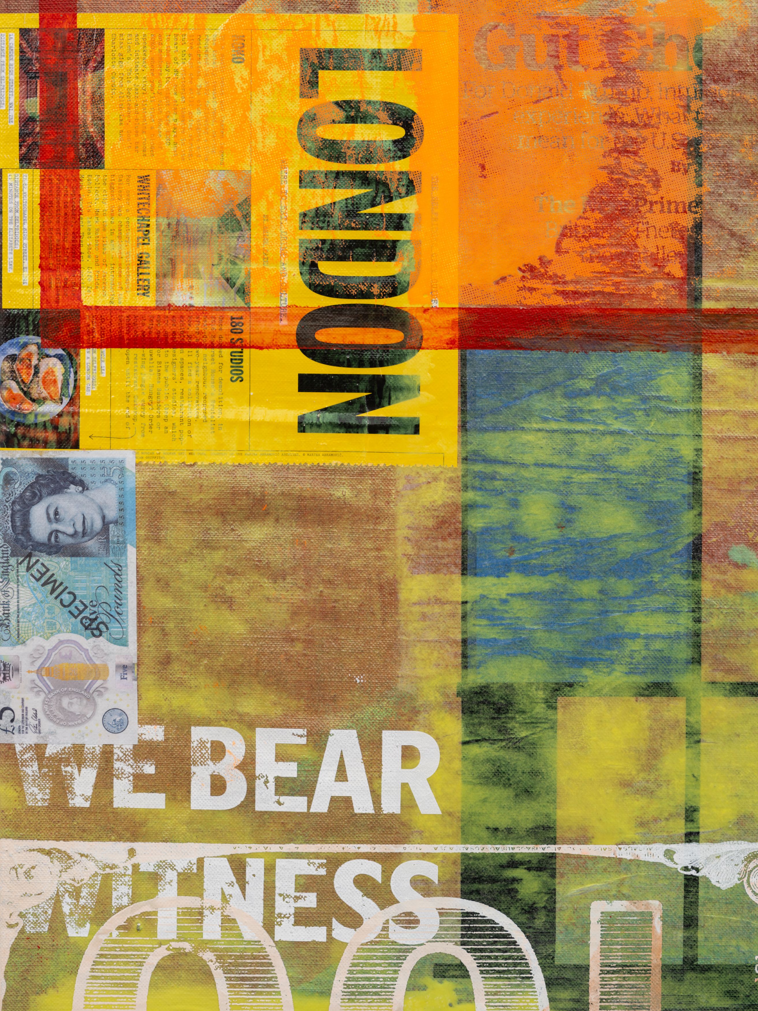 Detail of painting by Mandy El-Sayegh