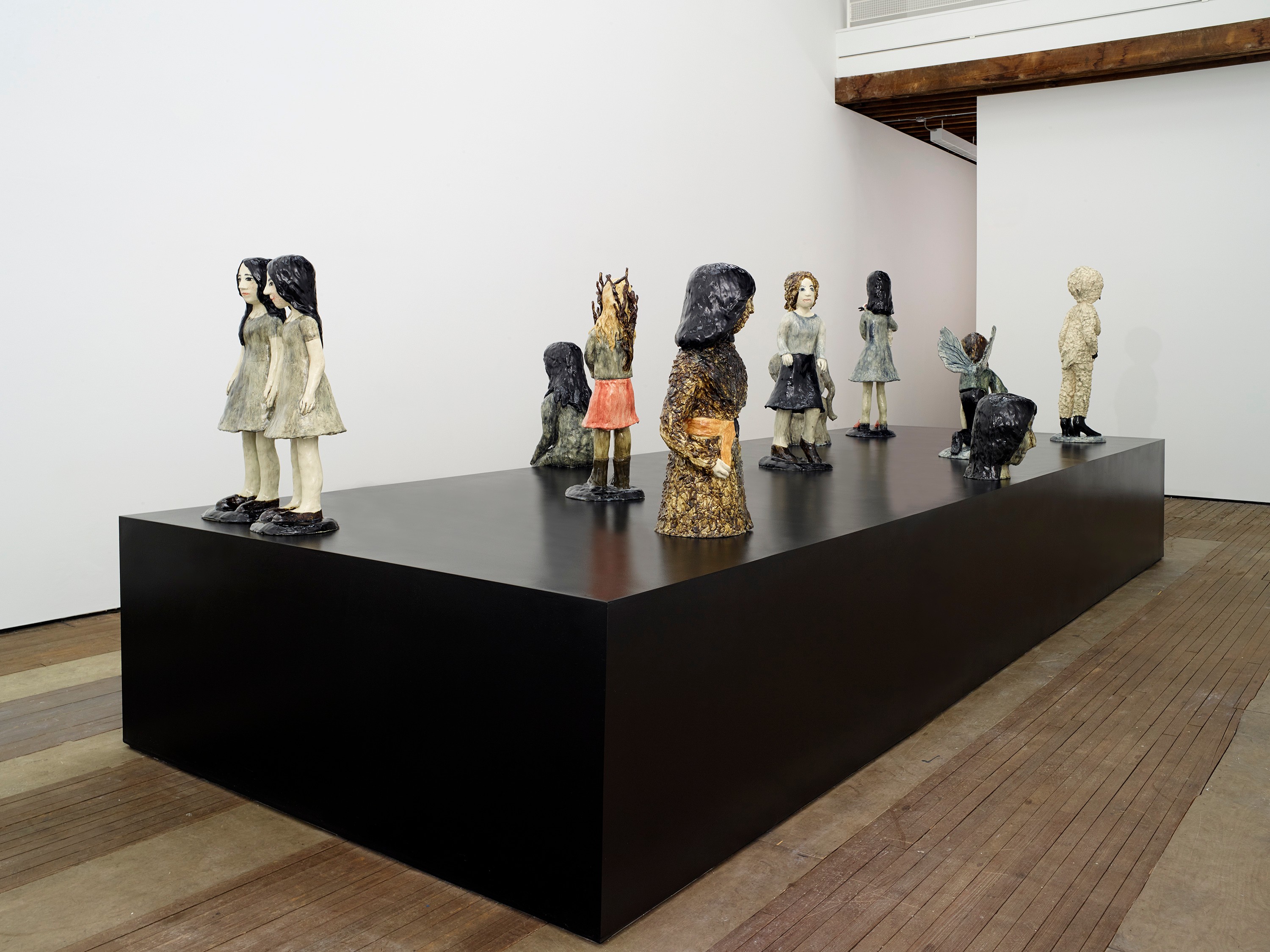 Installation view of Big Girl Now at Lehmann Maupin New York