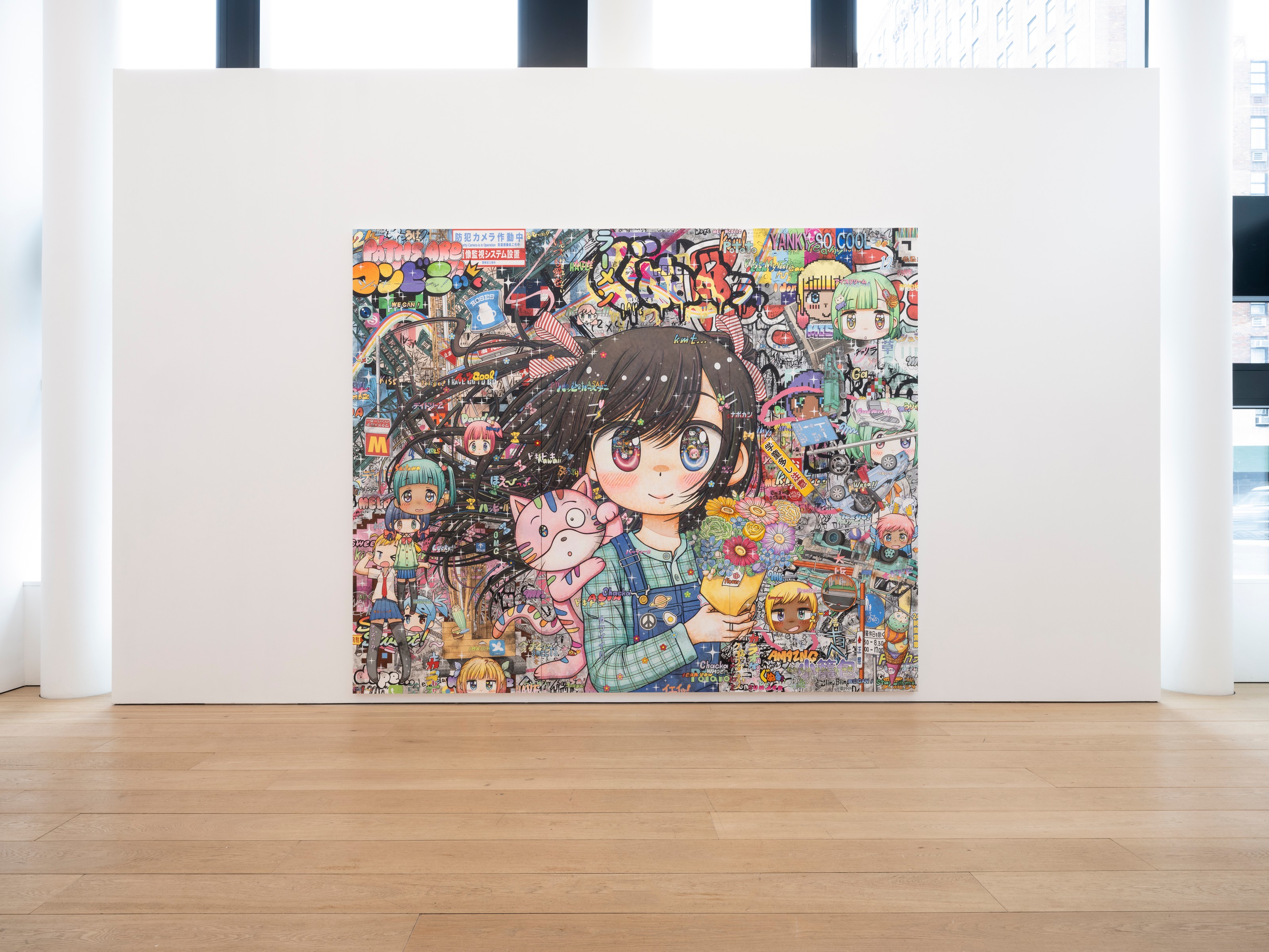 Installation view of Mr. at Lehmann Maupin New York