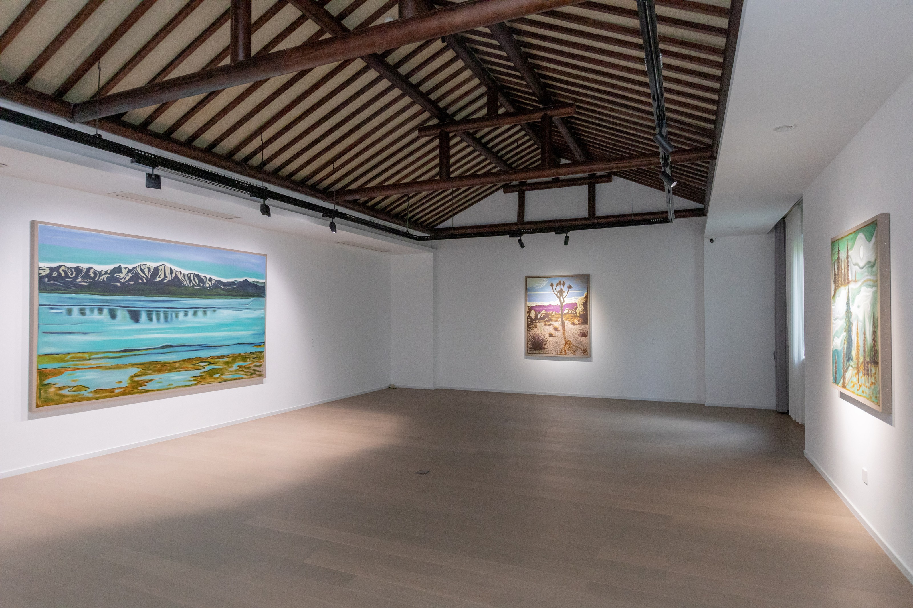 Installation view of the becoming unbecoming at Yi Space