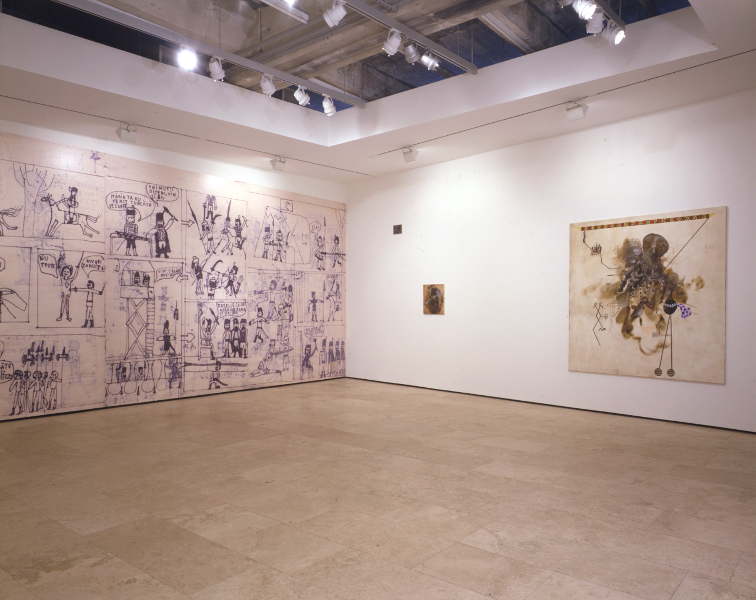 Installation view of DUET at Lehmann Maupin New York