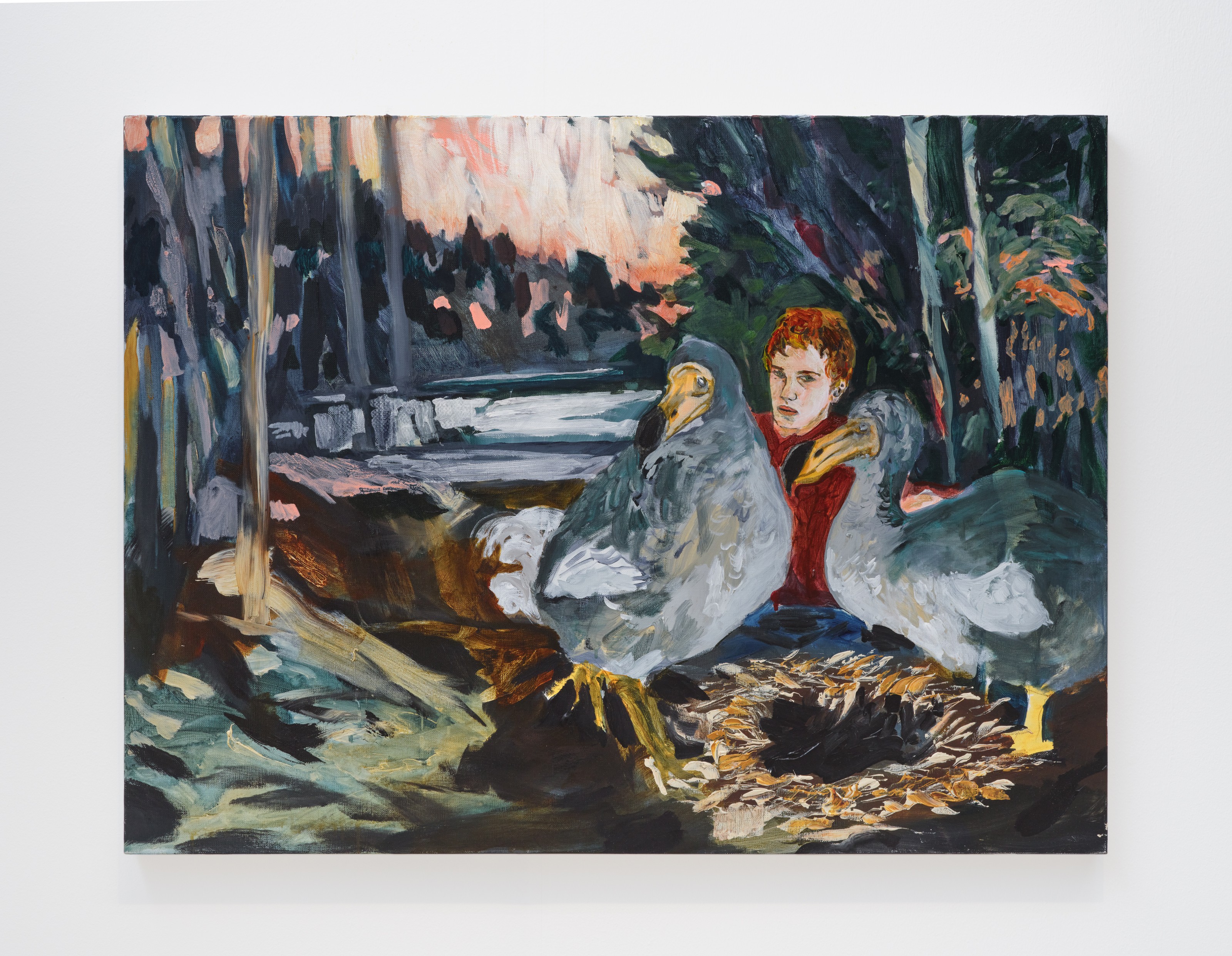 Painting by Hernan Bas