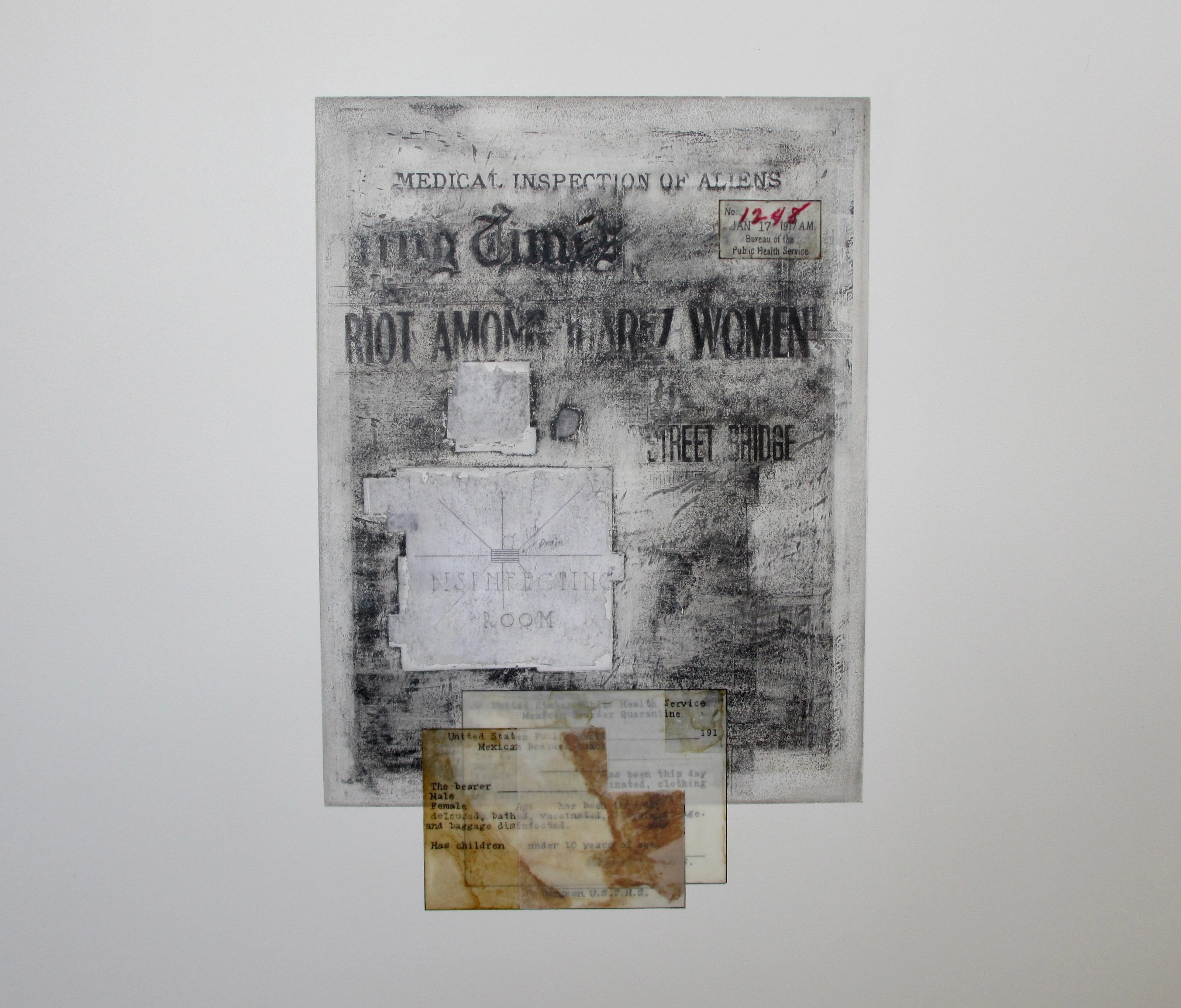 Wall work by Adriana Corral
