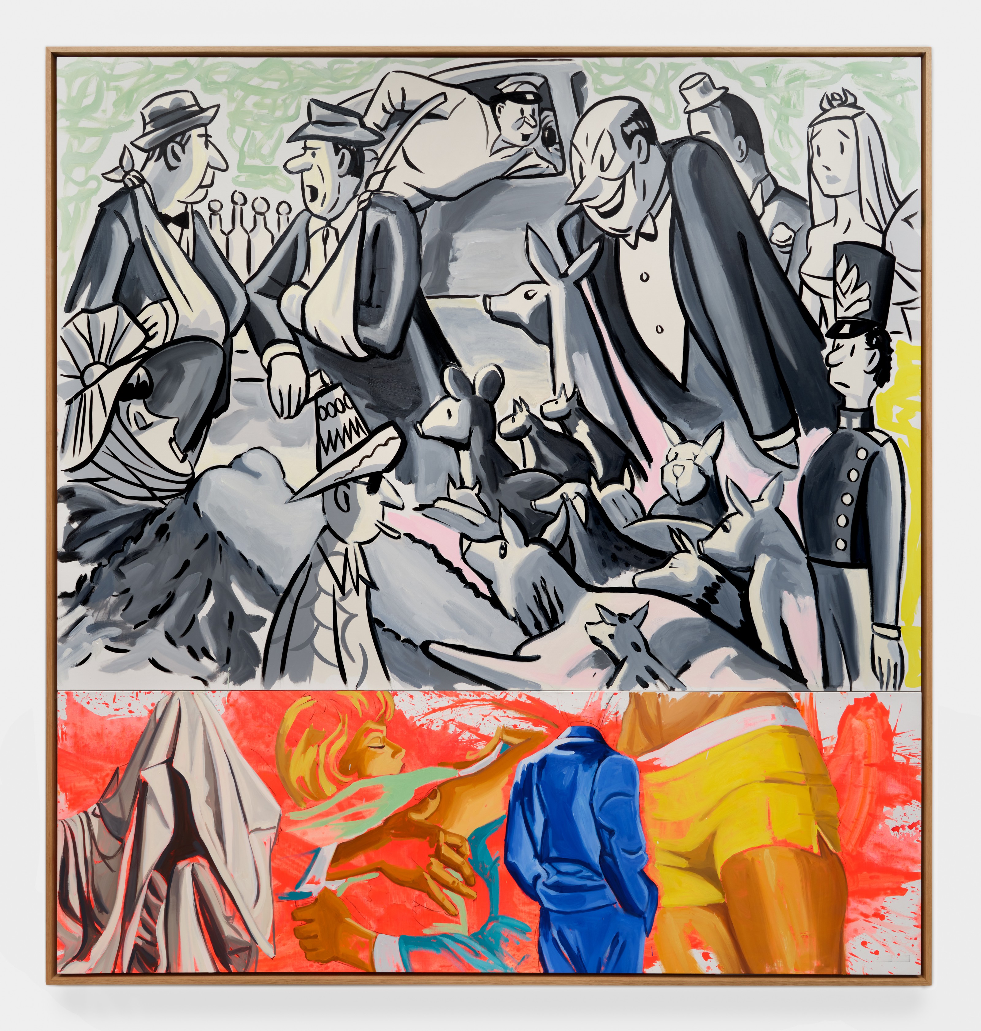 Painting by David Salle