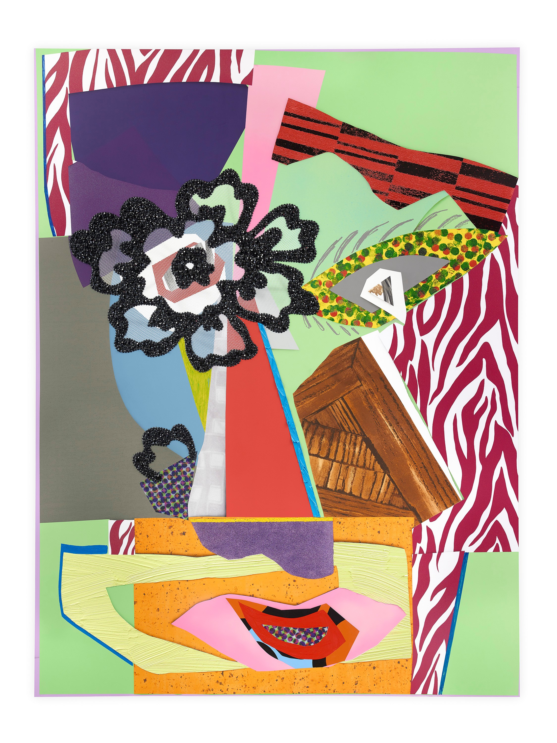 Painting by Mickalene Thomas