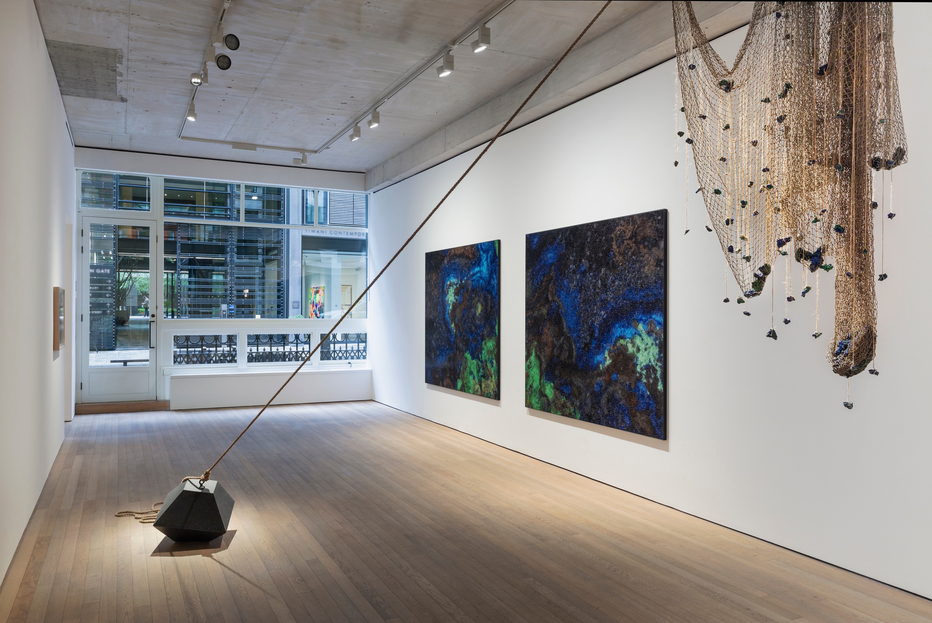 Installation view of Teresita Fernández London