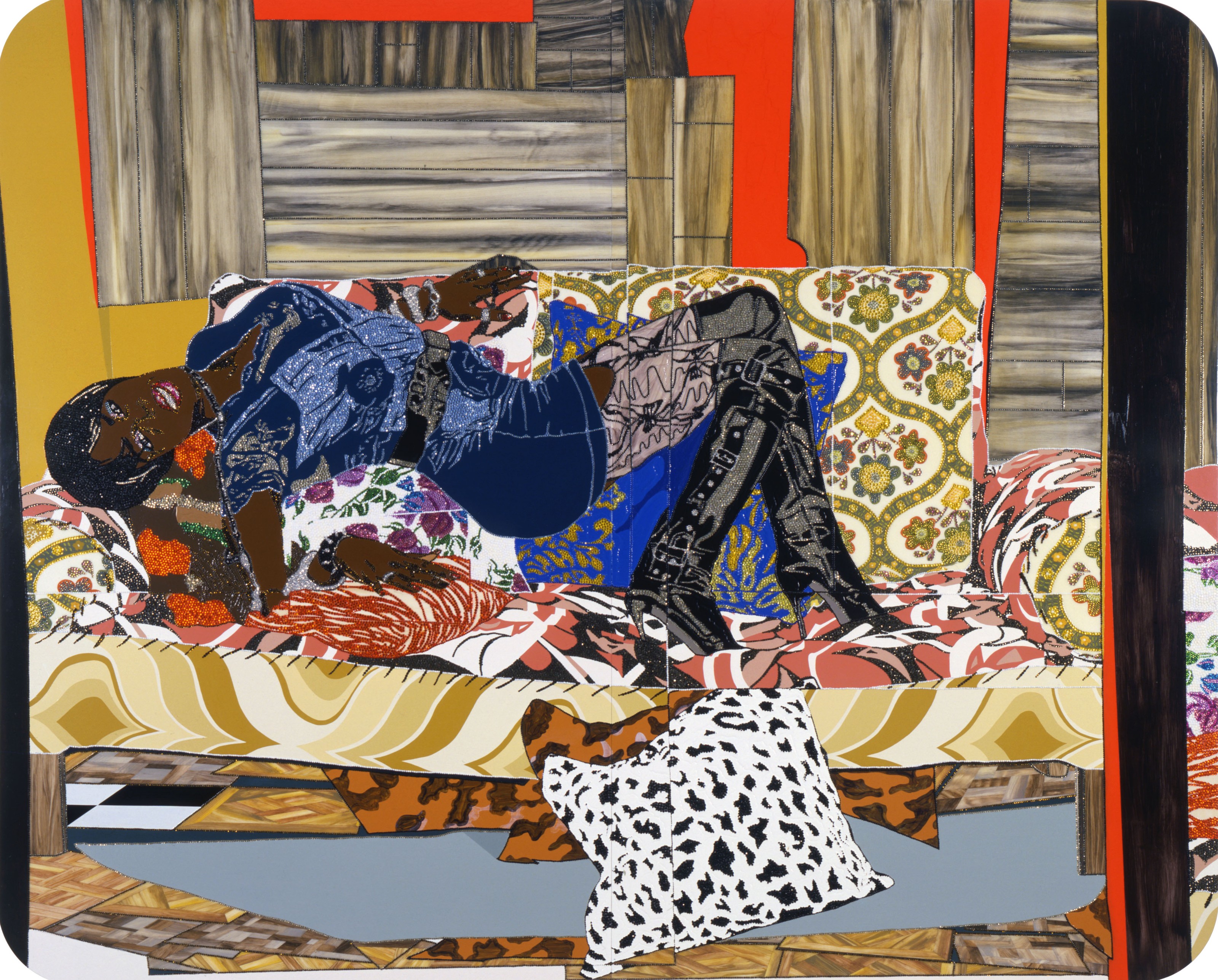 Painting by Mickalene Thomas