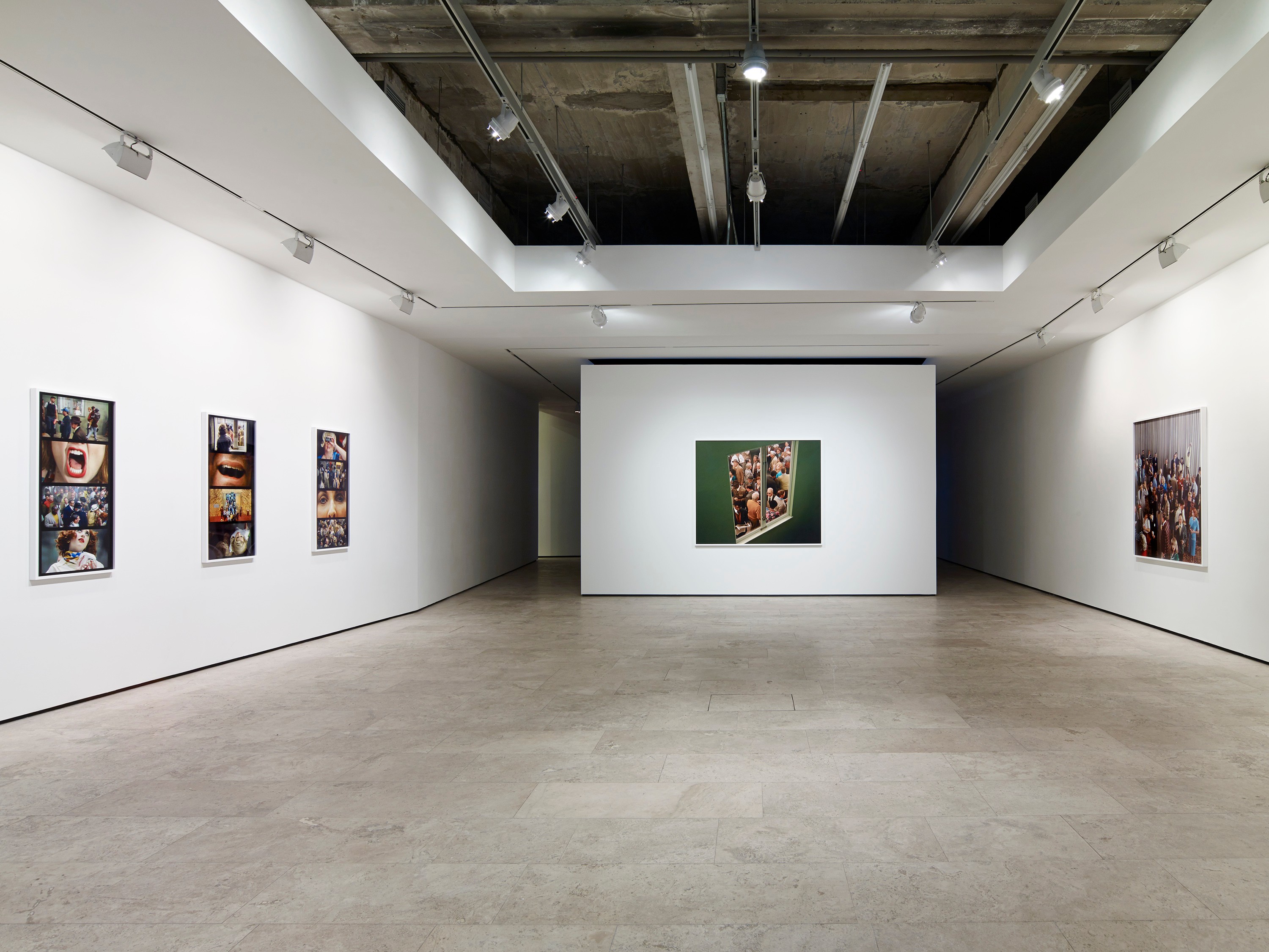 Installation view of Face in the Crowd at Lehmann Maupin New York