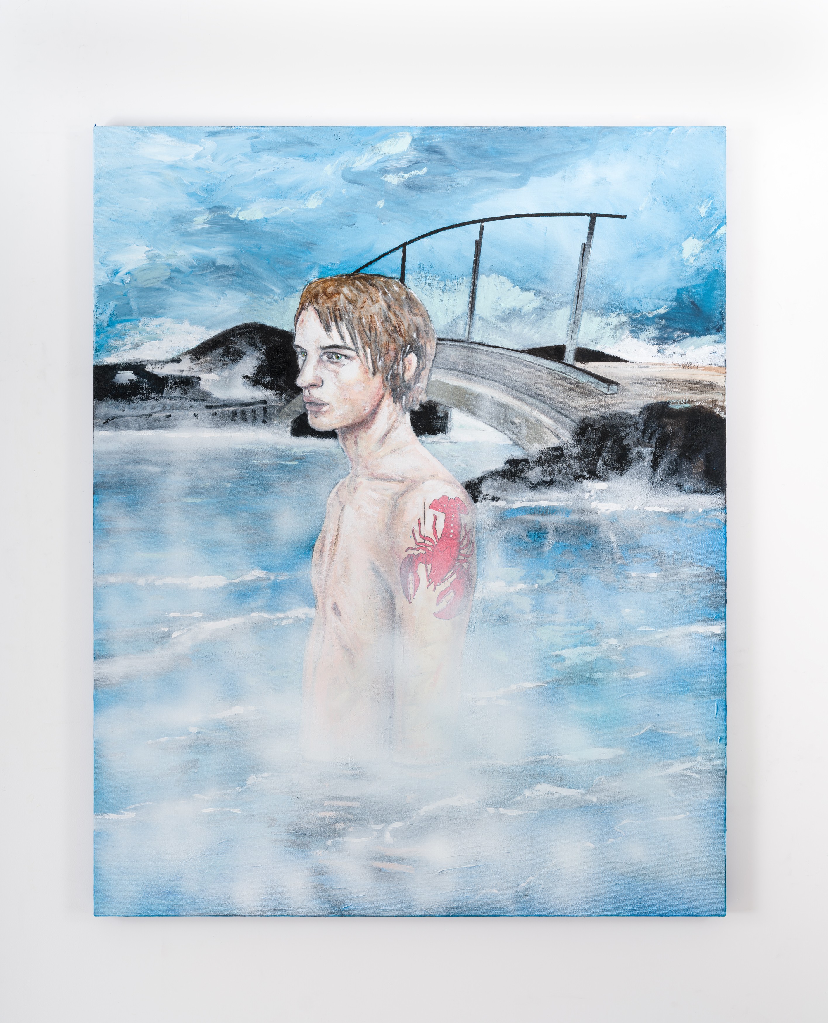 Painting by Hernan Bas