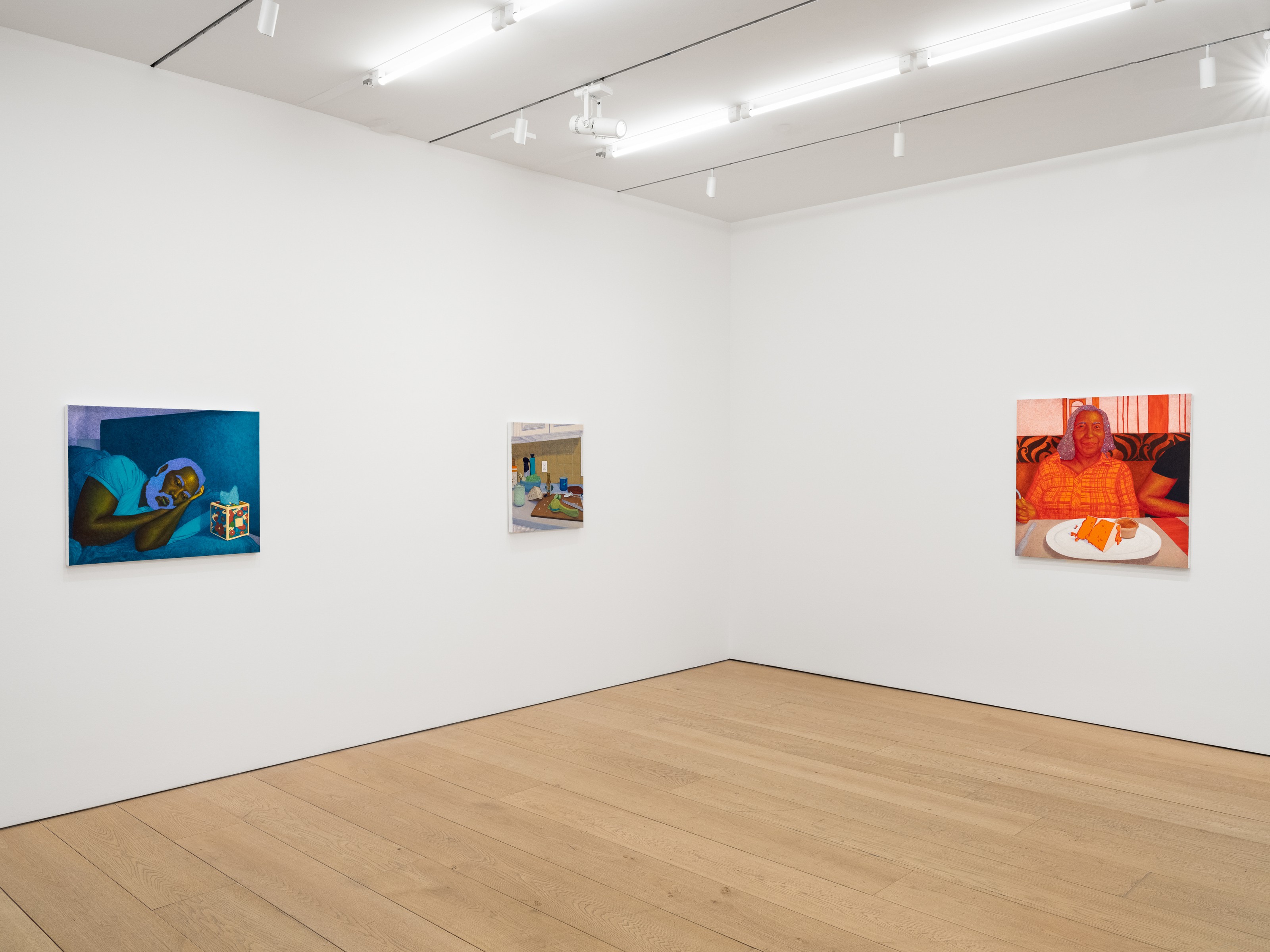 Installation view of Arcmanoro Niles at Lehmann Maupin New York