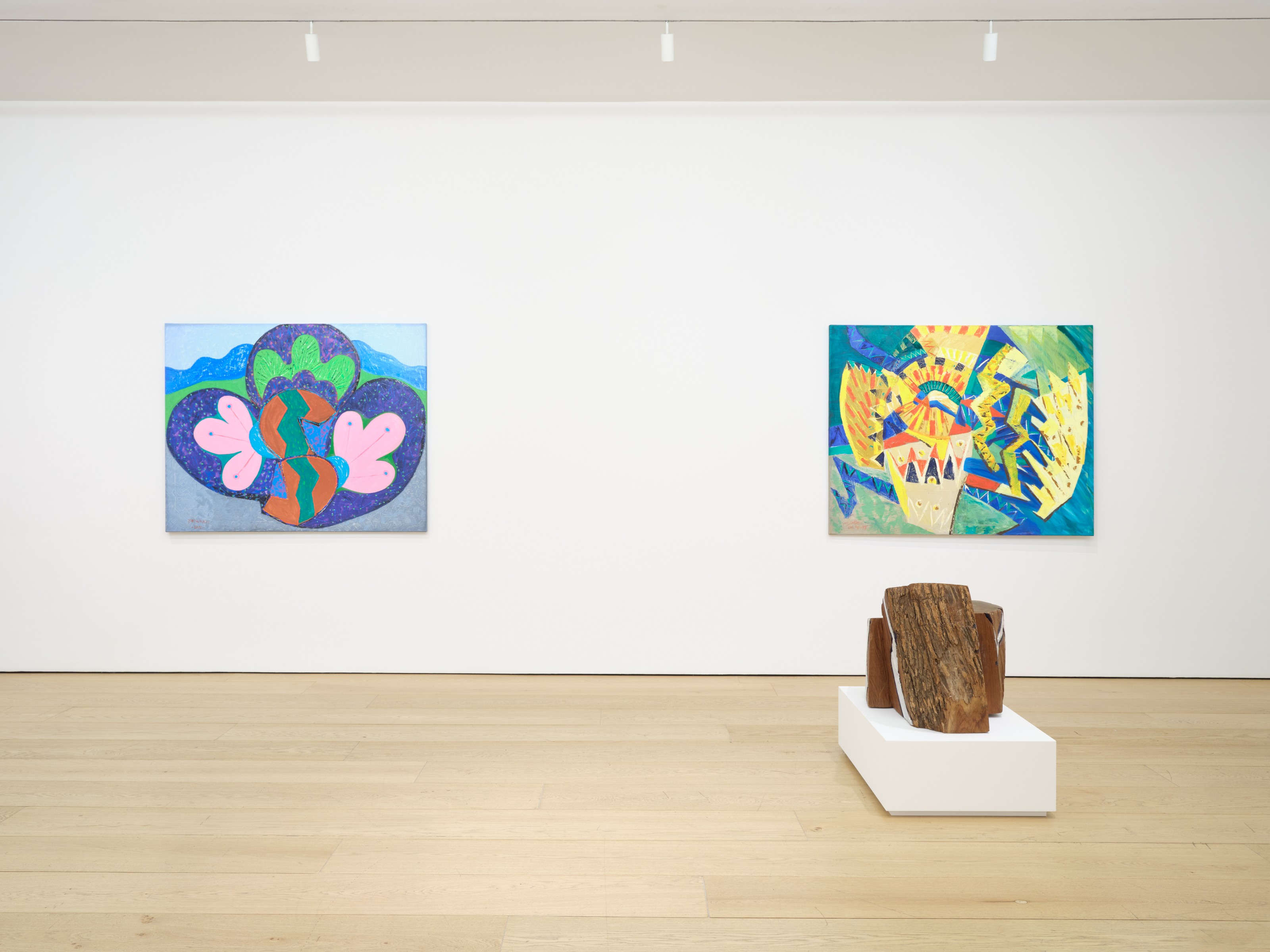 Installation view of Kim Yun Shin at Lehmann Maupin New York